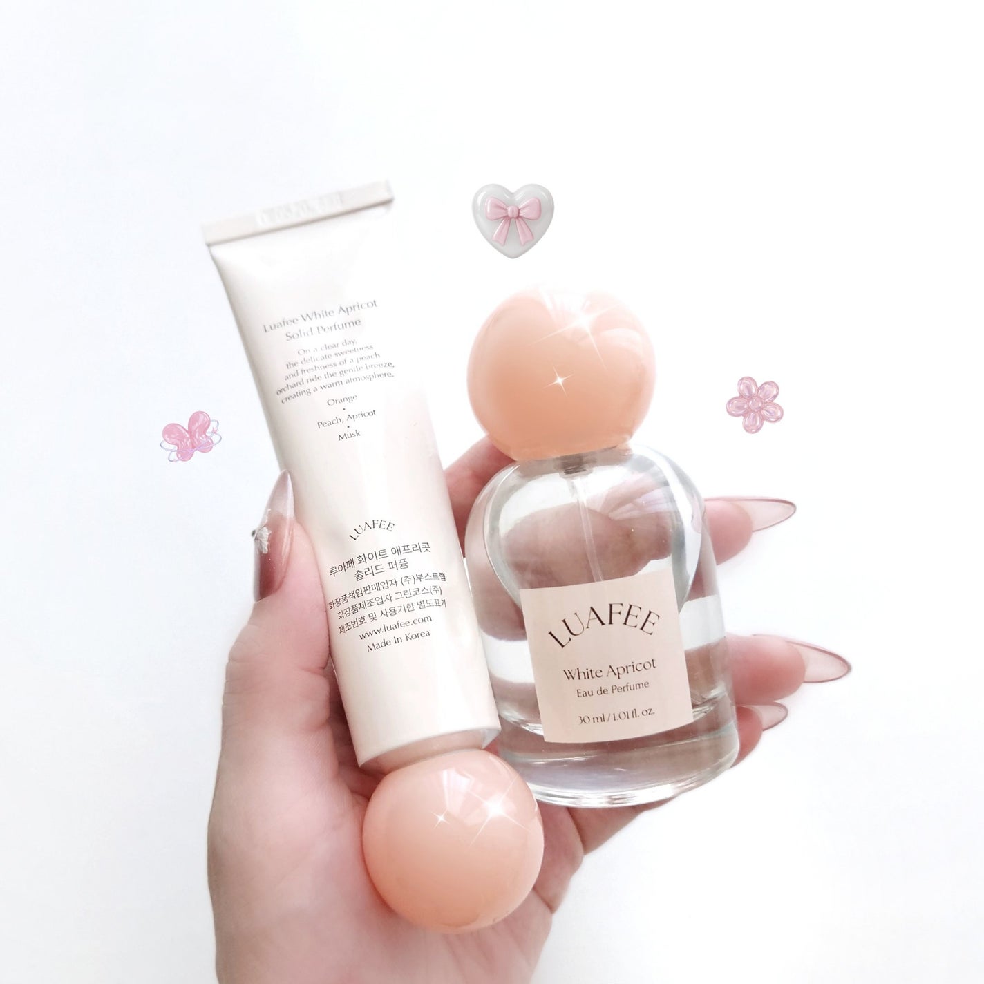 ソリッド パフューム ホワイトアプリコット/LUAFEE/練り香水を使ったクチコミ(2枚目)