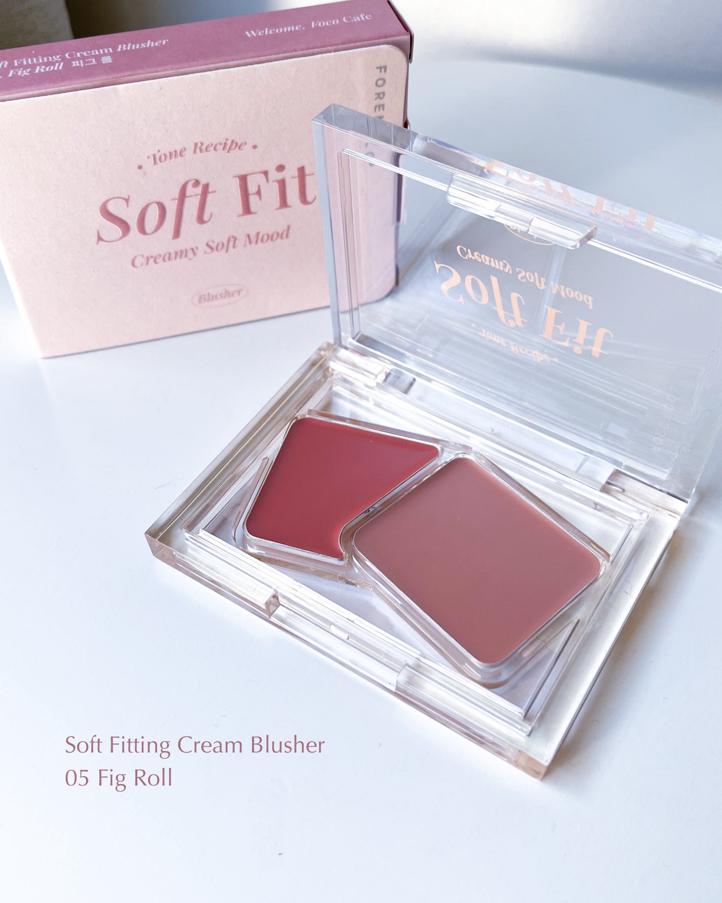 Soft Fitting Cream Blusher/フォレンコス/ジェル・クリームチークを使ったクチコミ(2枚目)