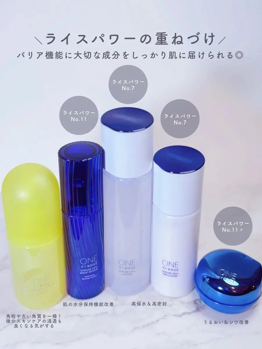 セラムヴェール ローション/ONE BY KOSE/化粧水を使ったクチコミ(3枚目)