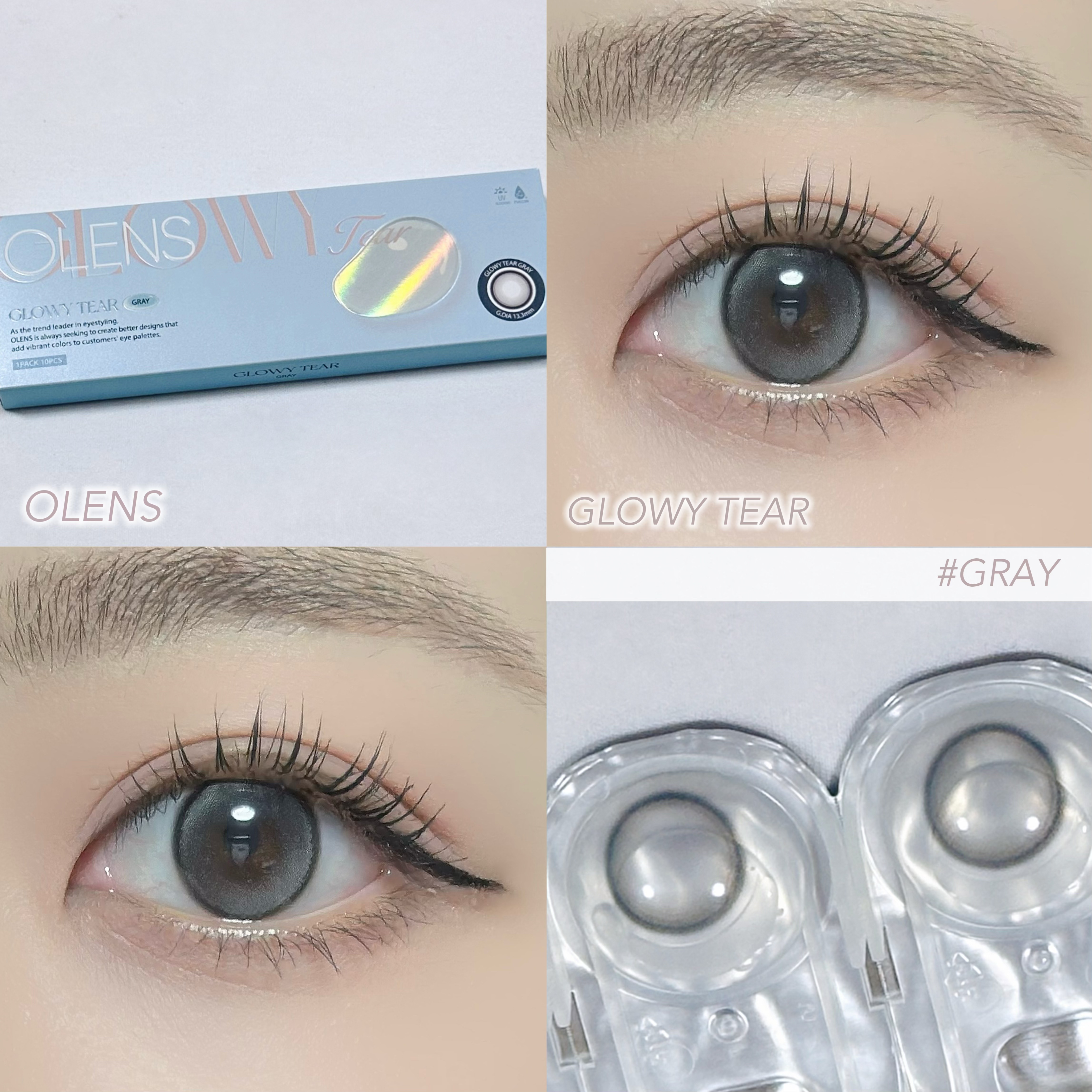 Glowy Tear 1day/OLENS/ワンデー（１DAY）カラコンを使ったクチコミ（1枚目）