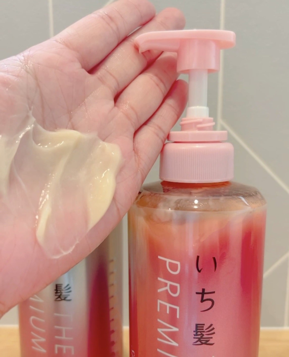 THE PREMIUM エクストラダメージケアシャンプー／トリートメント（シルキースムース）/いち髪/市販シャンプーを使ったクチコミ（3枚目）