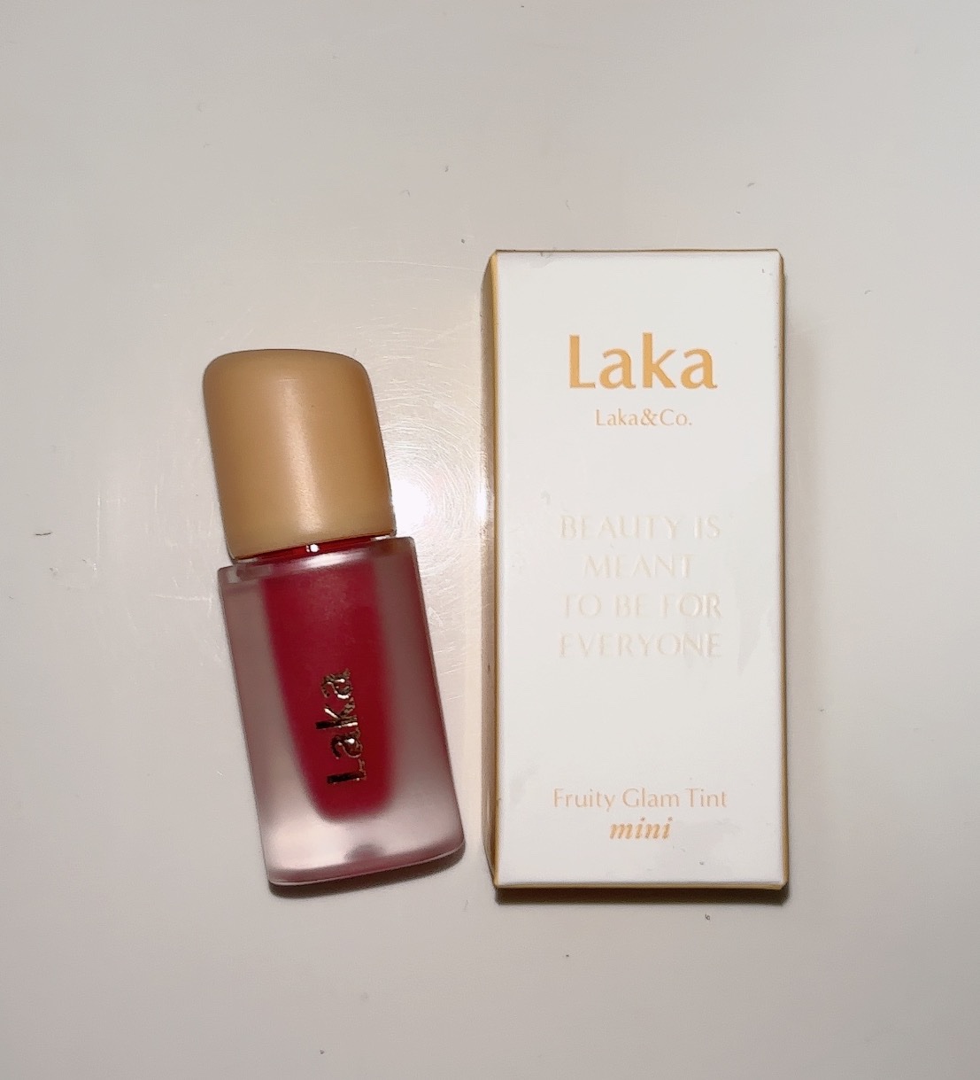 フルーティーグラムティント/Laka/リップティントを使ったクチコミ（1枚目）