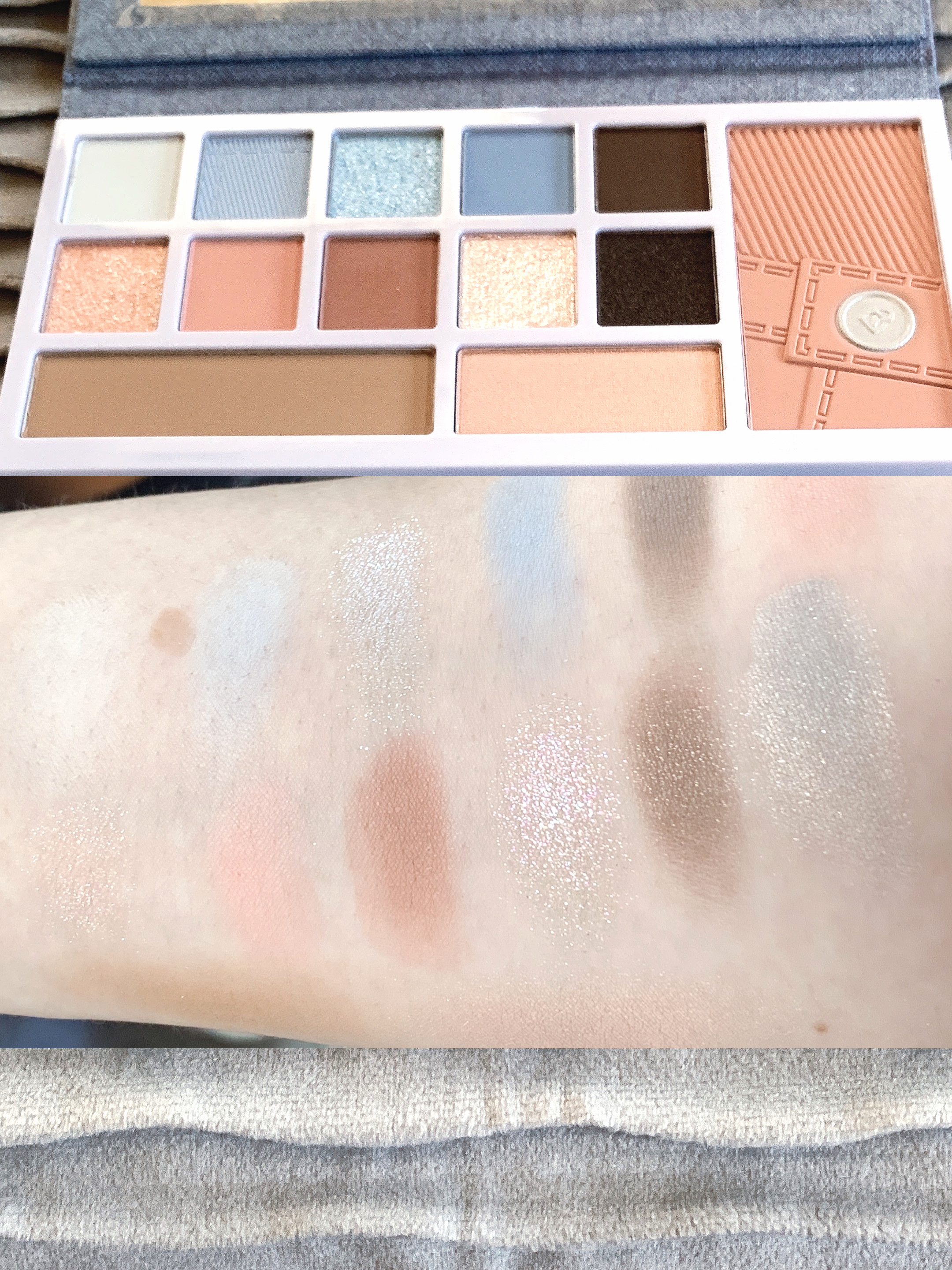 デザイナーアイズ＆チークパレット 02 クールピンク/PERFECT DIARY/アイシャドウパレットを使ったクチコミ（2枚目）