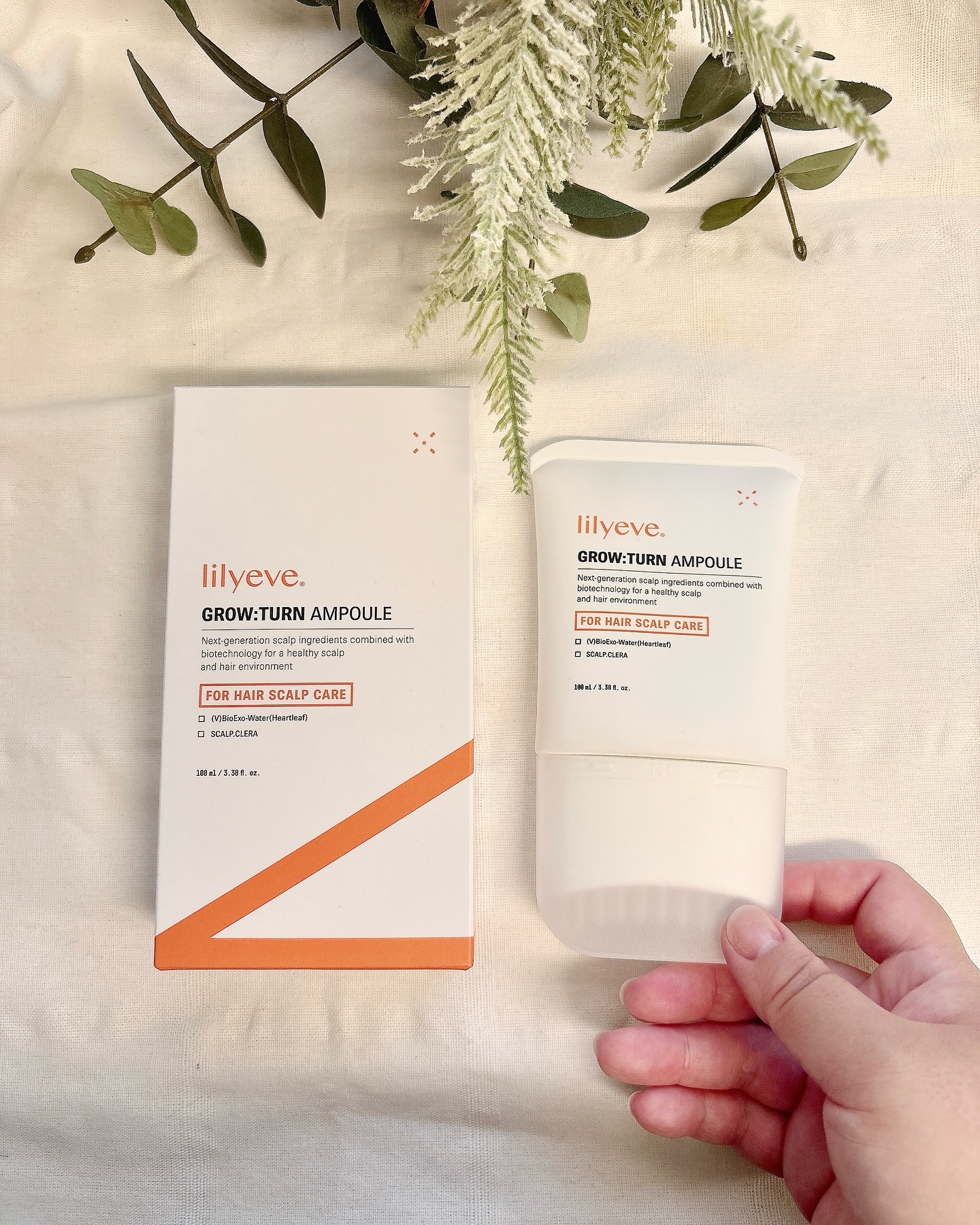 グローターンヘアアンプル/リリーイブ/頭皮ローションを使ったクチコミ（2枚目）