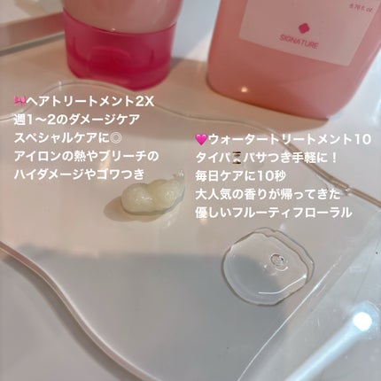 ヘアトリートメント ミラクル2X (シグネチャー)/moremo/洗い流すヘアトリートメントを使ったクチコミ(2枚目)