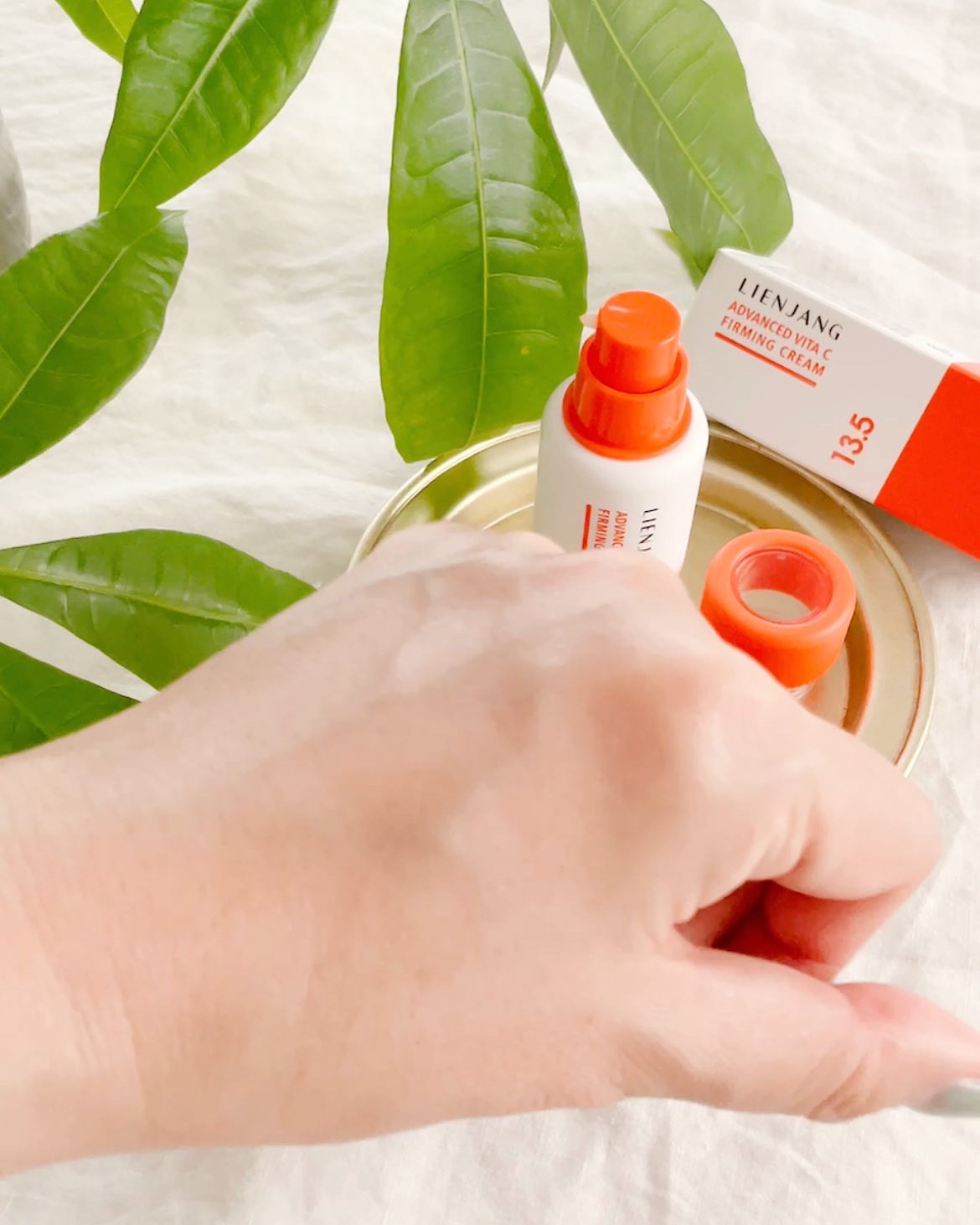 アドバンスド ビタC ファーミングクリーム 13.5/リエンジャン/フェイスクリームを使ったクチコミ（3枚目）