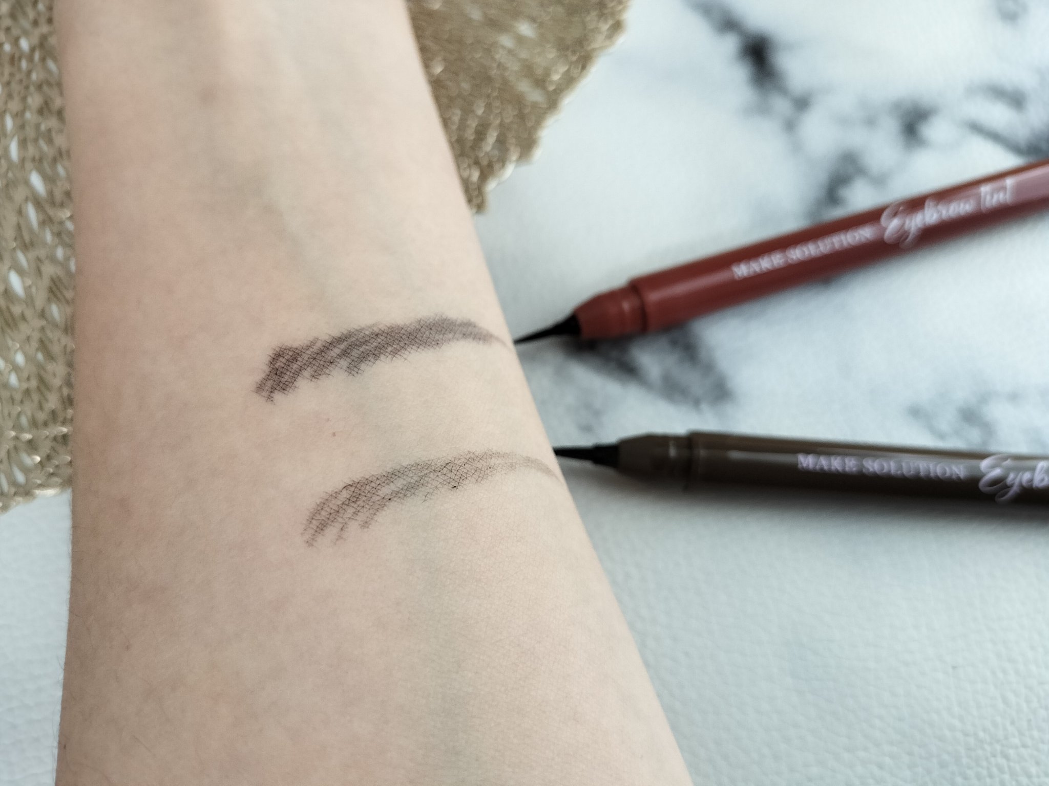 メークソリューション アイブロウティント/メークソリューション/眉ティントを使ったクチコミ（3枚目）