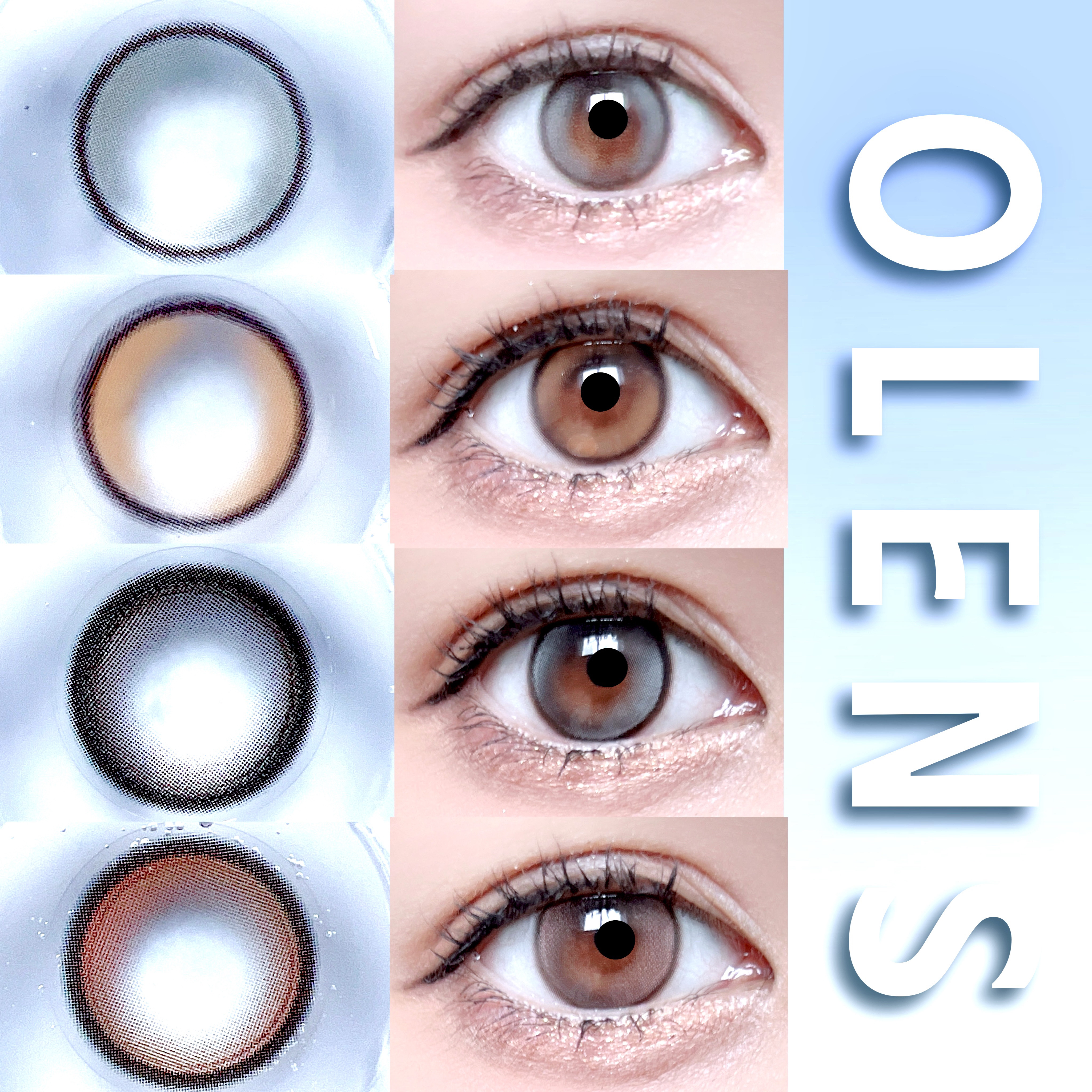 Double Tint 1day/OLENS/カラーコンタクトレンズを使ったクチコミ（1枚目）