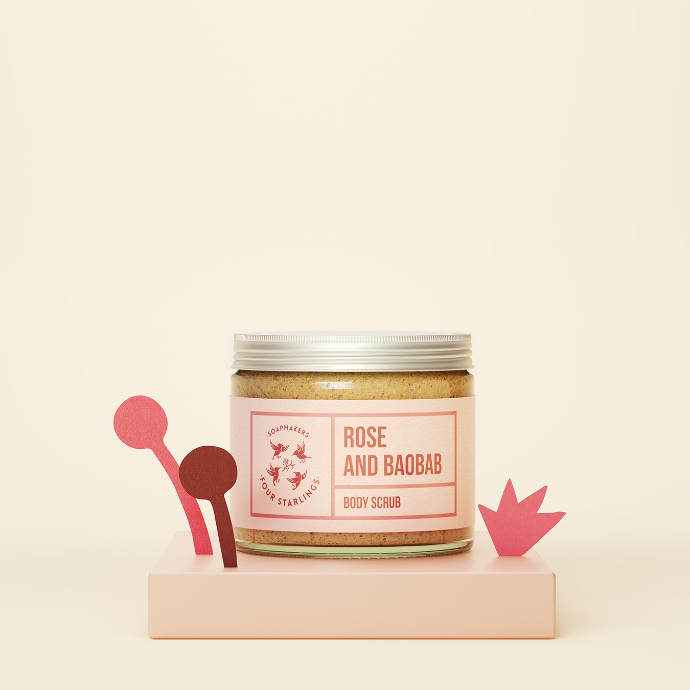 4Starlings ボディスクラブ「ローズ &バオバブ