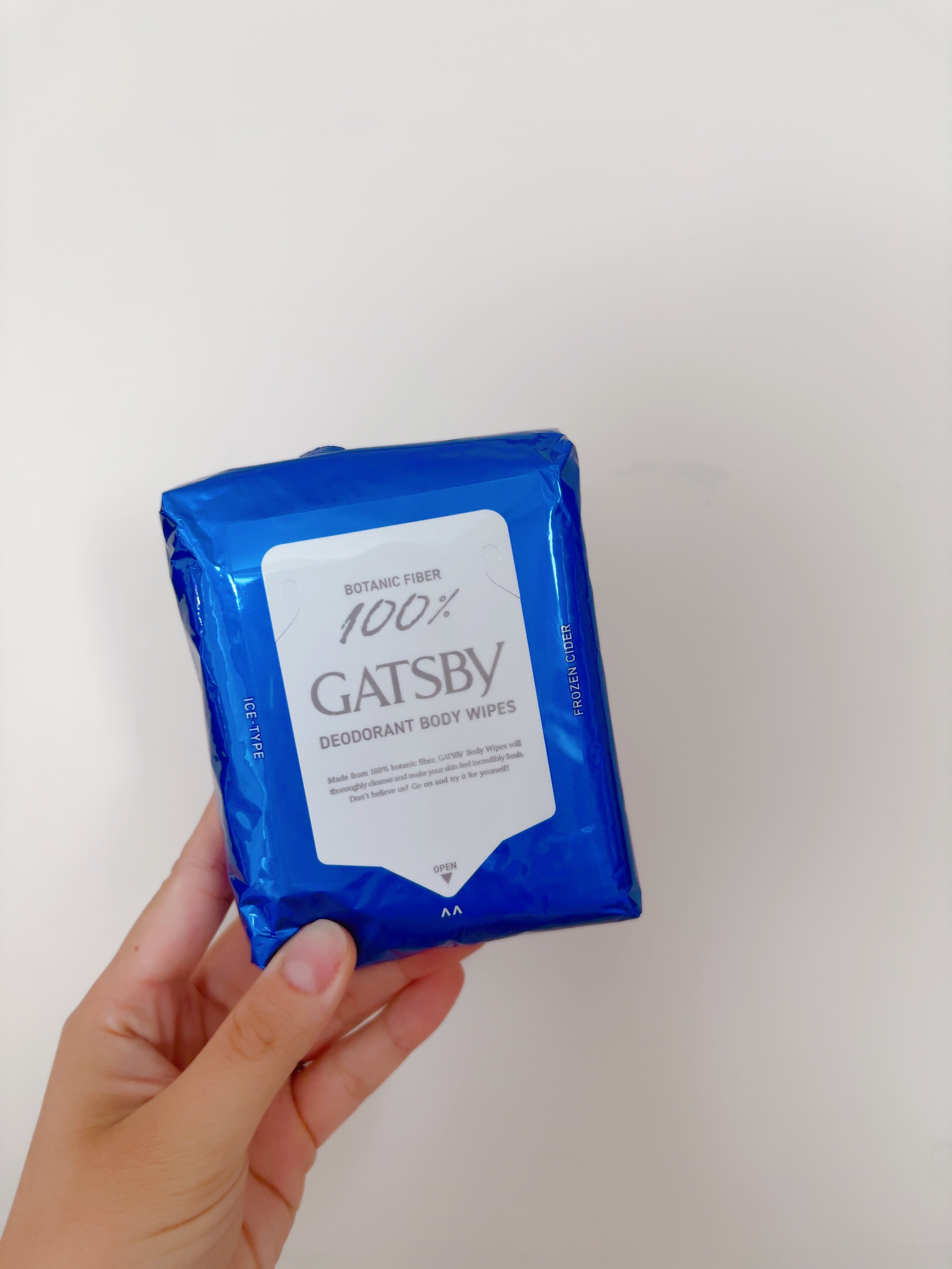 アイスデオドラント ボディペーパー フローズンサイダー/ギャツビー/ボディシートを使ったクチコミ（1枚目）