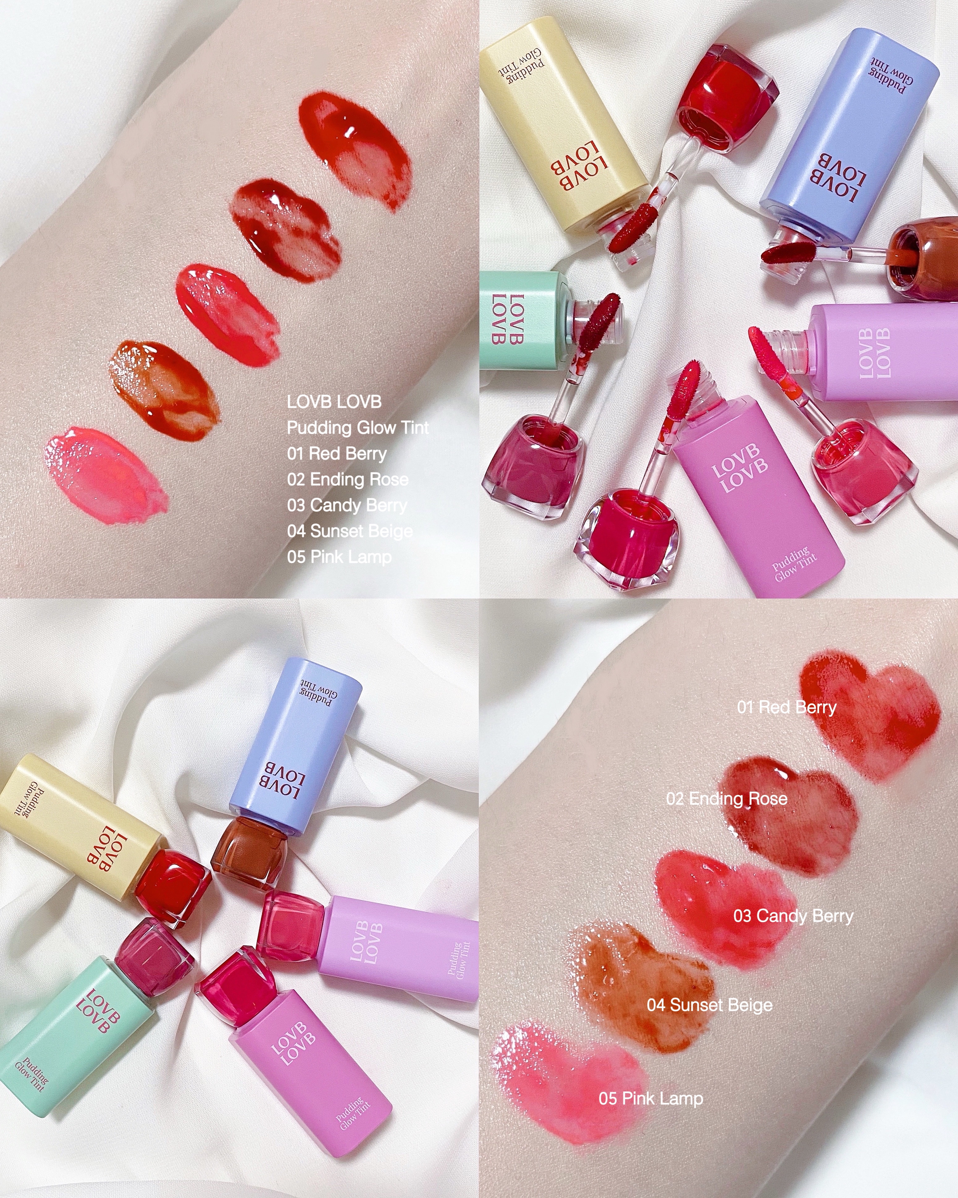 Pudding Glow Tint #04 サンセットベージュ/LOVBLOVB/口紅を使ったクチコミ（1枚目）