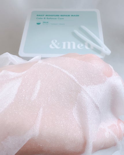 DAILY MOISTURE REPAIR MASK/&meu/シートマスク・パックを使ったクチコミ(2枚目)