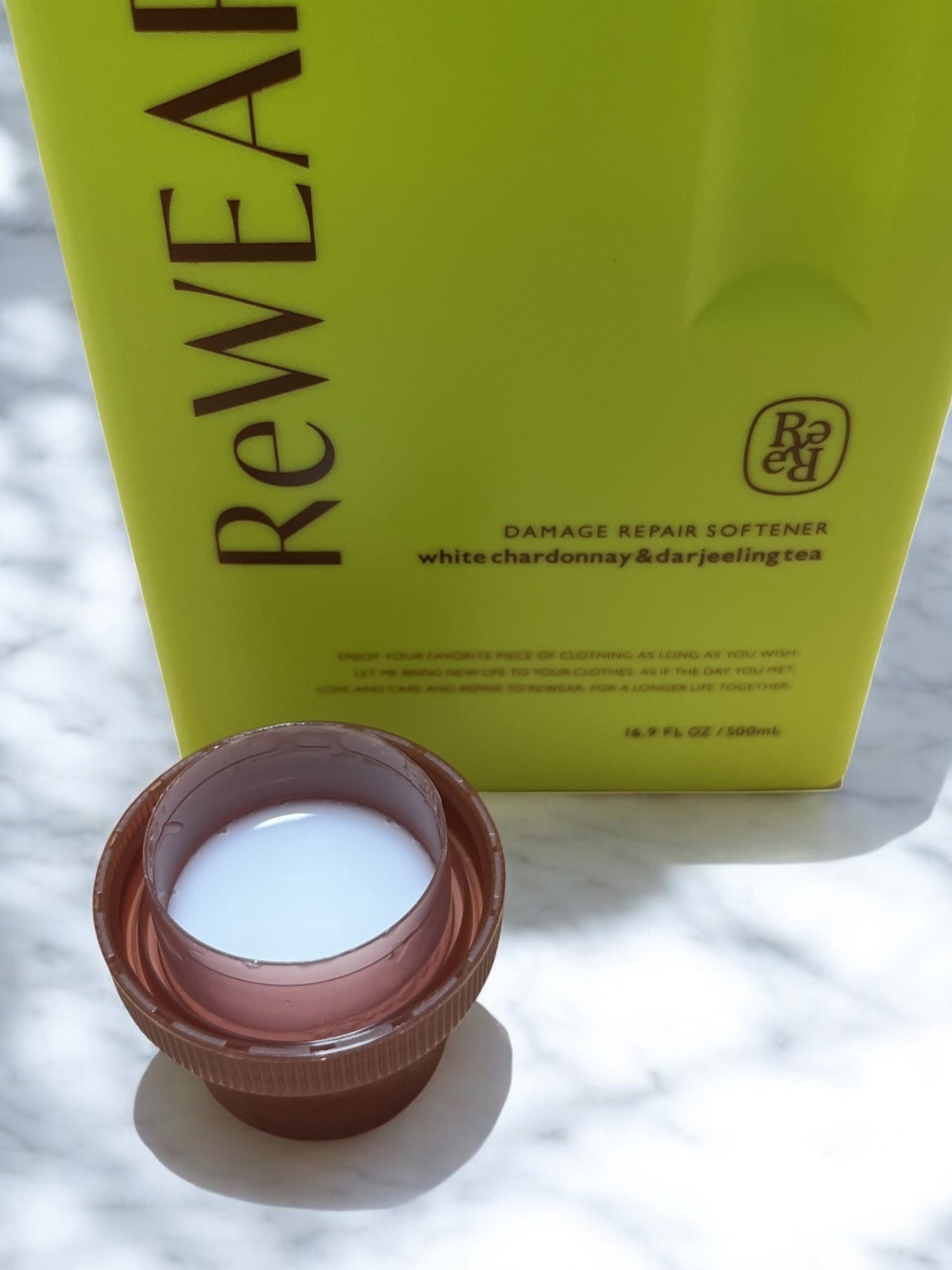 リウェア 再生柔軟剤 ホワイトシャルドネ&ダージリンティー/ReWEAR/柔軟剤を使ったクチコミ(3枚目)