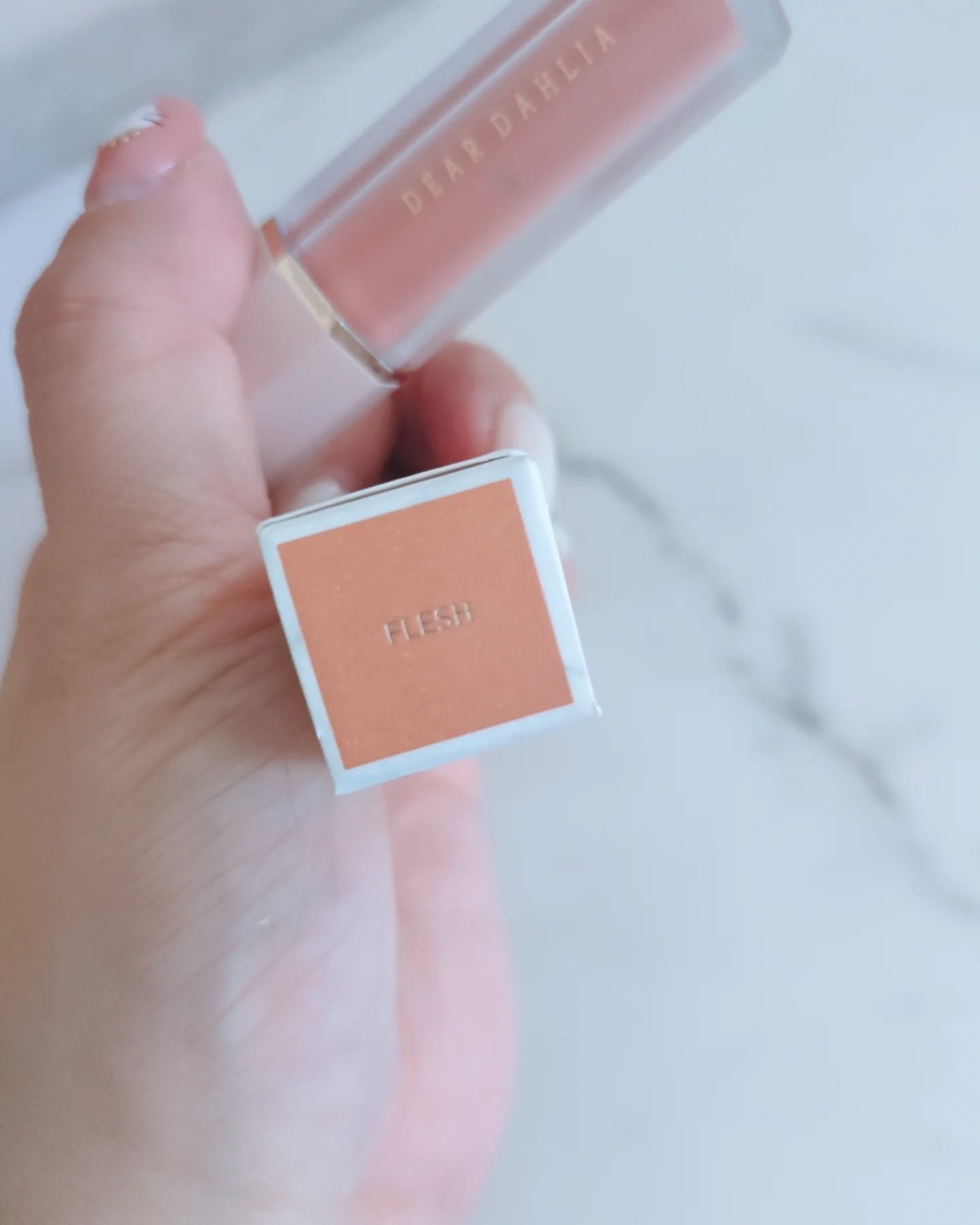 ペタルドロップリキッドブラッシャー/DEAR DAHLIA/リキッドチークを使ったクチコミ（3枚目）