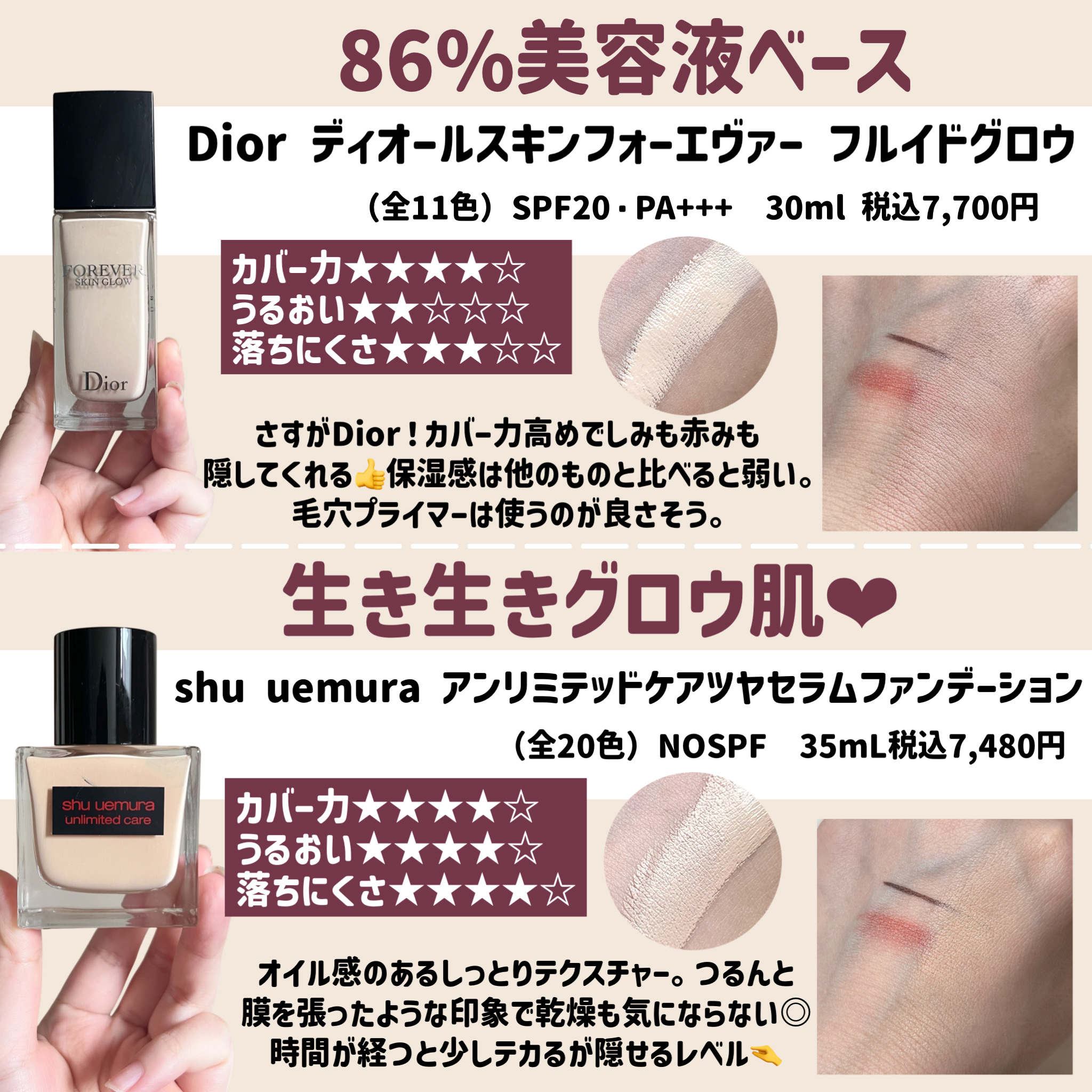 フローレスエシリアル フルイド ファンデーション/THREE/リキッドファンデーションを使ったクチコミ（3枚目）