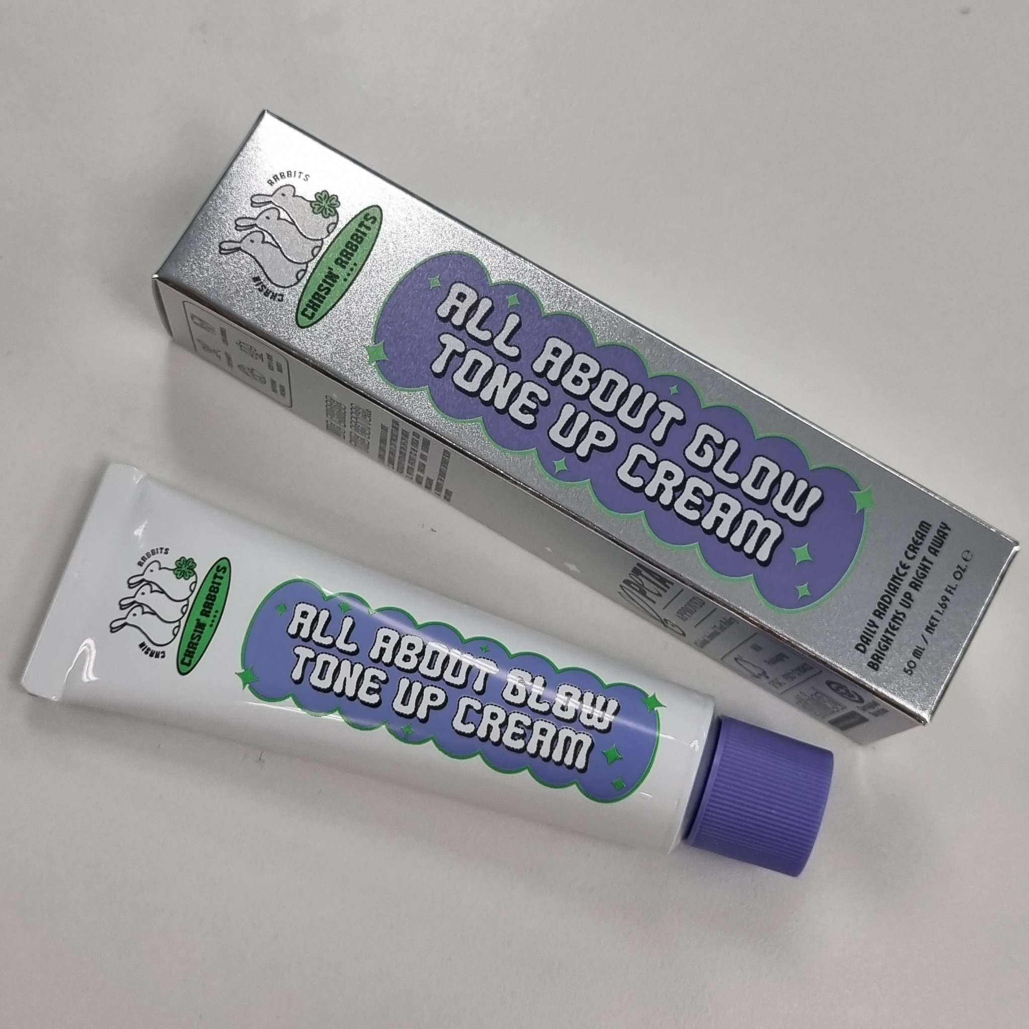 オールアバウトグロウトーンアップクリーム/CHASIN'RABBITS/化粧下地を使ったクチコミ（1枚目）