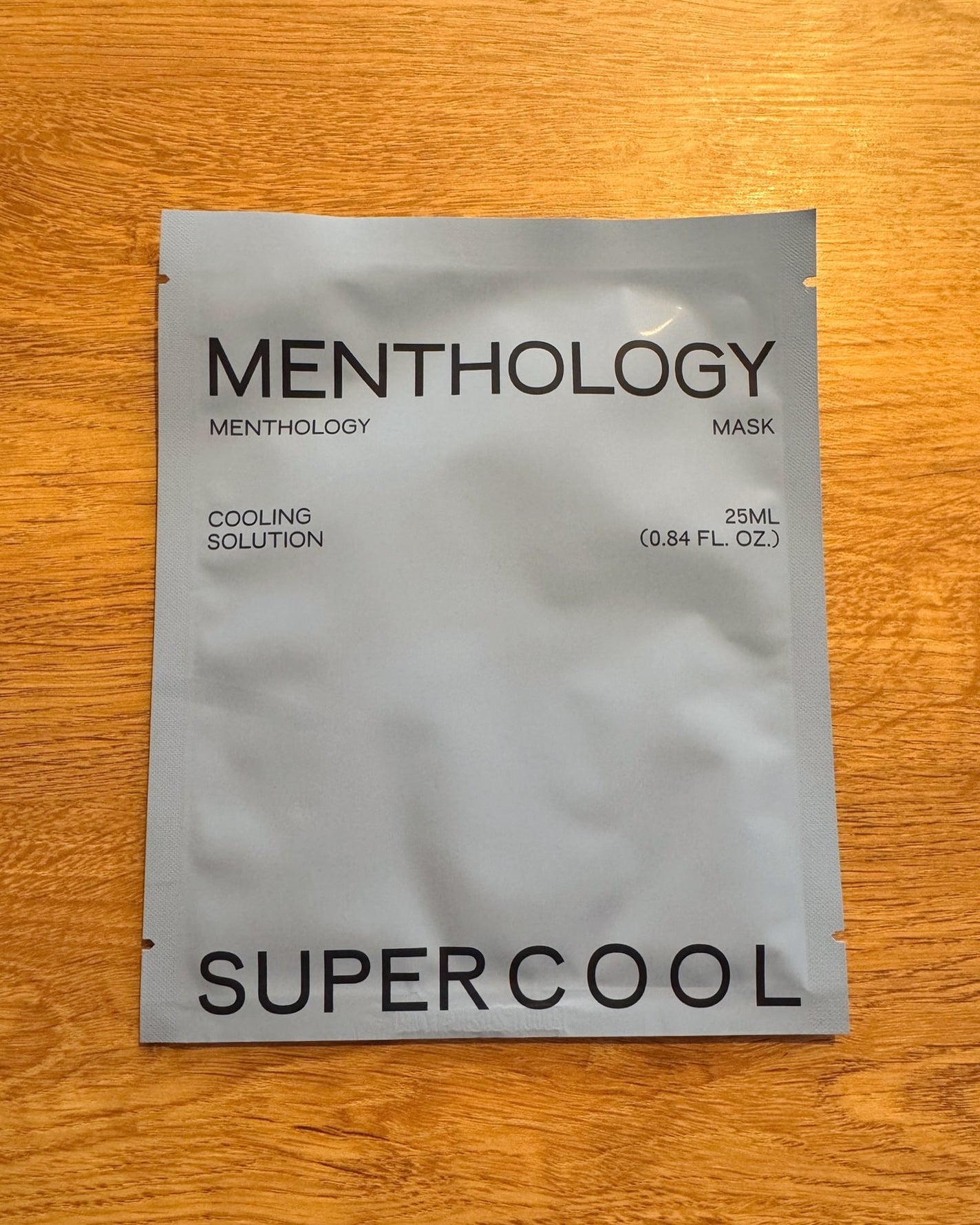 MENTHOLOGY クーリングマスクパック/menthology/シートマスク・パックを使ったクチコミ(1枚目)