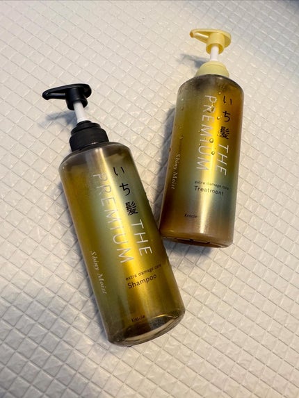 THE PREMIUM エクストラダメージケアシャンプー/トリートメント(シャイニーモイスト)/いち髪/市販シャンプーを使ったクチコミ(1枚目)