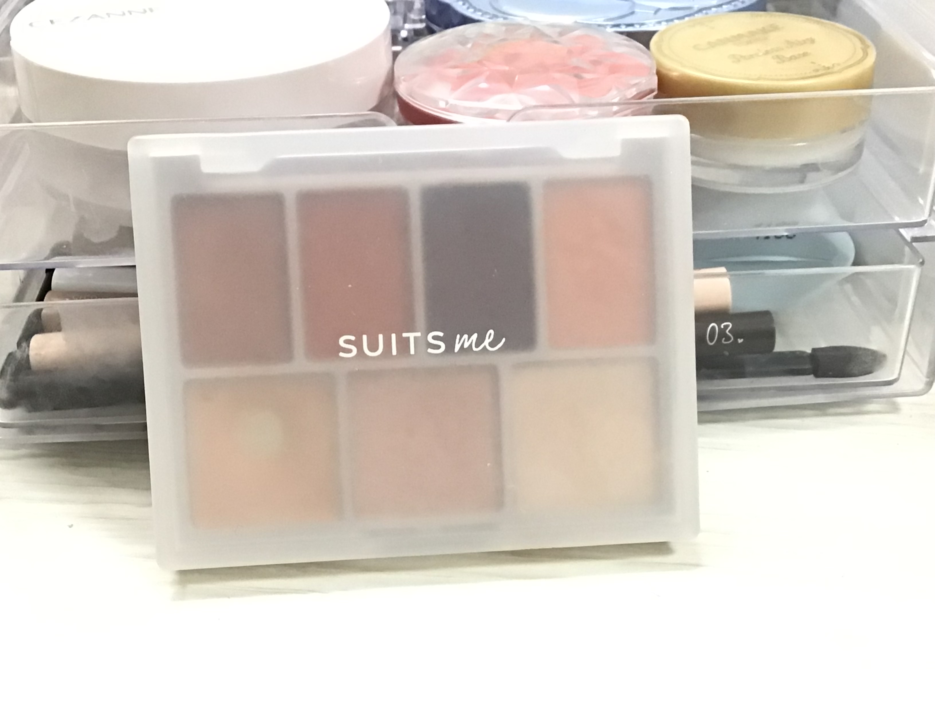 7C EYE SHADOW/SUITSme/アイシャドウパレットを使ったクチコミ（1枚目）