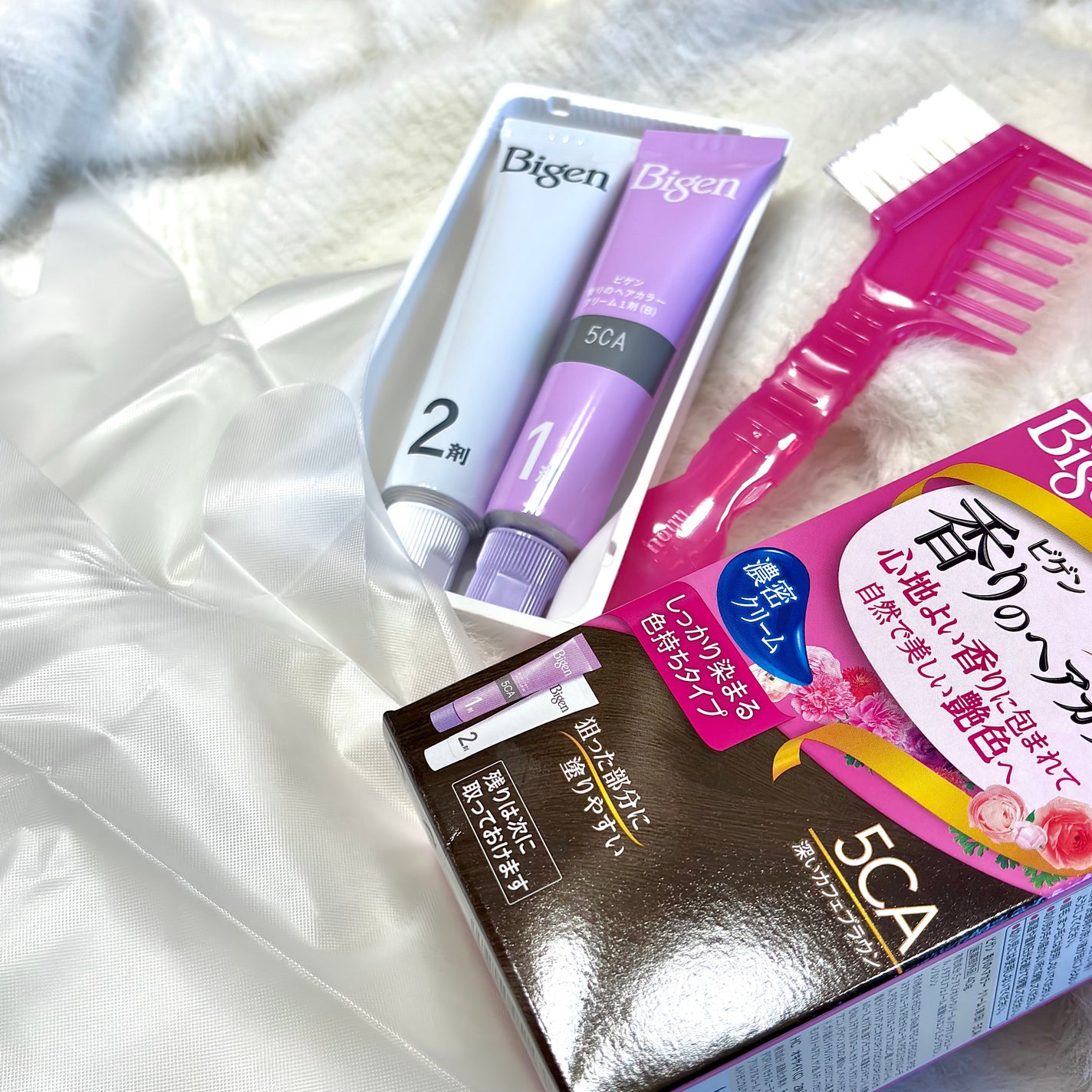 香りのヘアカラー クリーム/ビゲン/ヘアカラーを使ったクチコミ(2枚目)