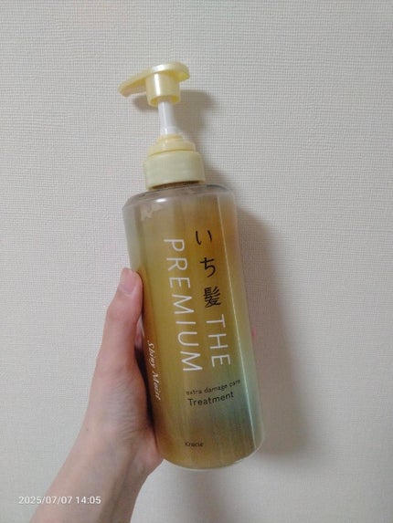 THE PREMIUM エクストラダメージケアシャンプー/トリートメント(シャイニーモイスト)/いち髪/市販シャンプーを使ったクチコミ(2枚目)