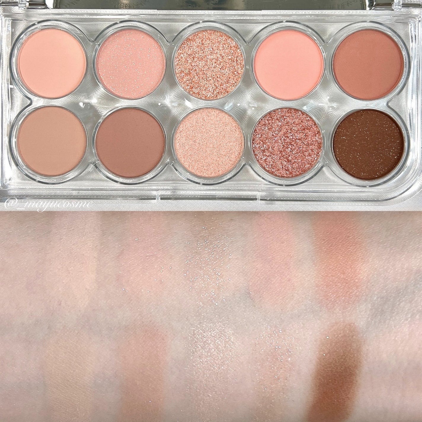 ライト オン アイズ シャドウ パレット/Lummir/アイシャドウパレットを使ったクチコミ(2枚目)