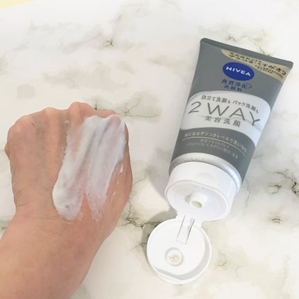 ニベア2WAY美容洗顔/ニベア/洗顔フォームを使ったクチコミ(5枚目)