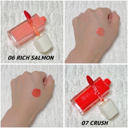 ウォーターグローリップティント/INGA/リップティントを使ったクチコミ(2枚目)