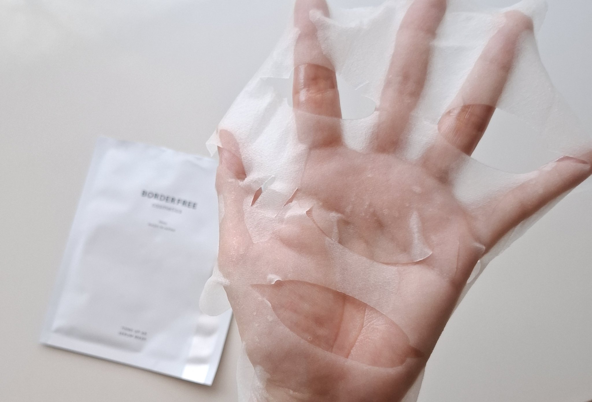 トーンアップABセラムマスク/BORDER FREE cosmetics/シートマスク・パックを使ったクチコミ（3枚目）