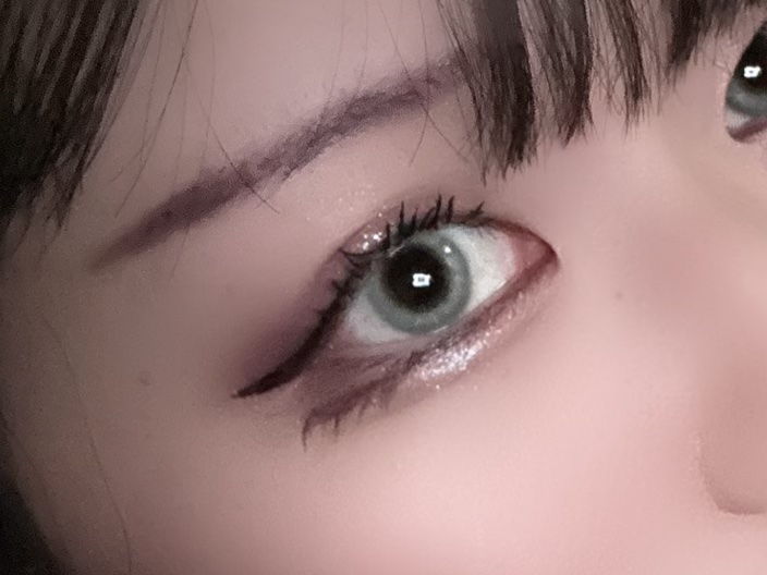 ニュアンスリキッドアイライナー/minum/リキッドアイライナーを使ったクチコミ（3枚目）