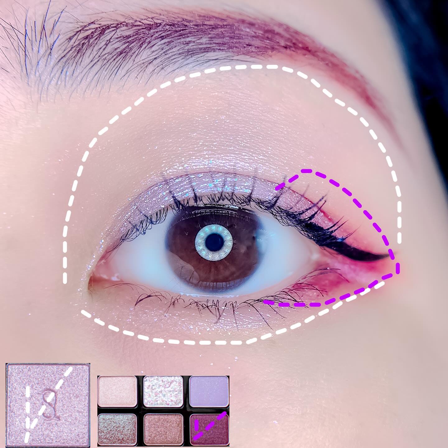 プレスド アイシャドー（レフィル） ME ダークフィグ 789/shu uemura/単色アイシャドウを使ったクチコミ（2枚目）