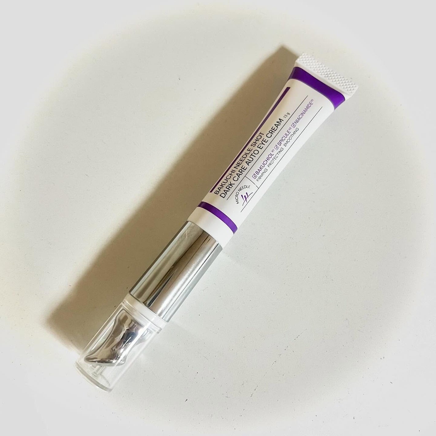 BAKUCHI NEEDLE SHOT DARK CARE AUTO EYE CREAM/LIALUSTER/アイケア・アイクリームを使ったクチコミ(2枚目)