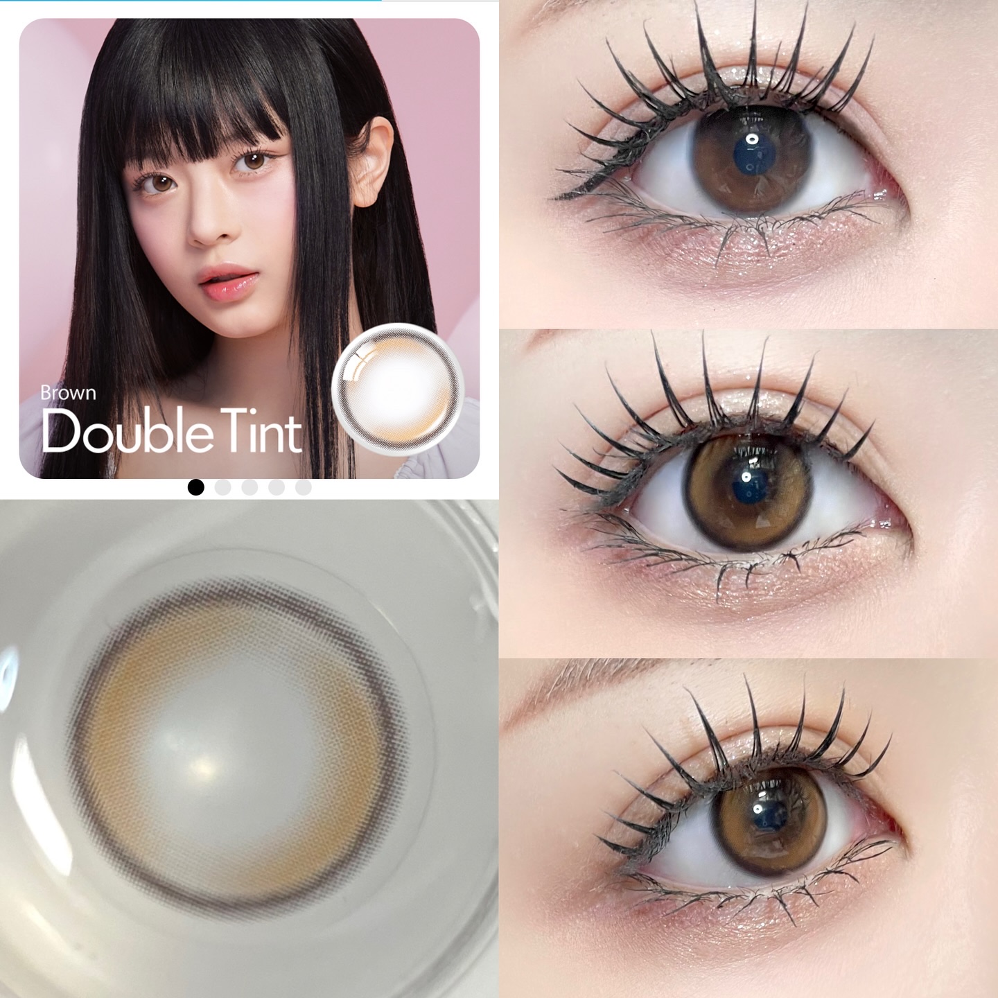 Double Tint 1day/OLENS/カラーコンタクトレンズを使ったクチコミ（2枚目）