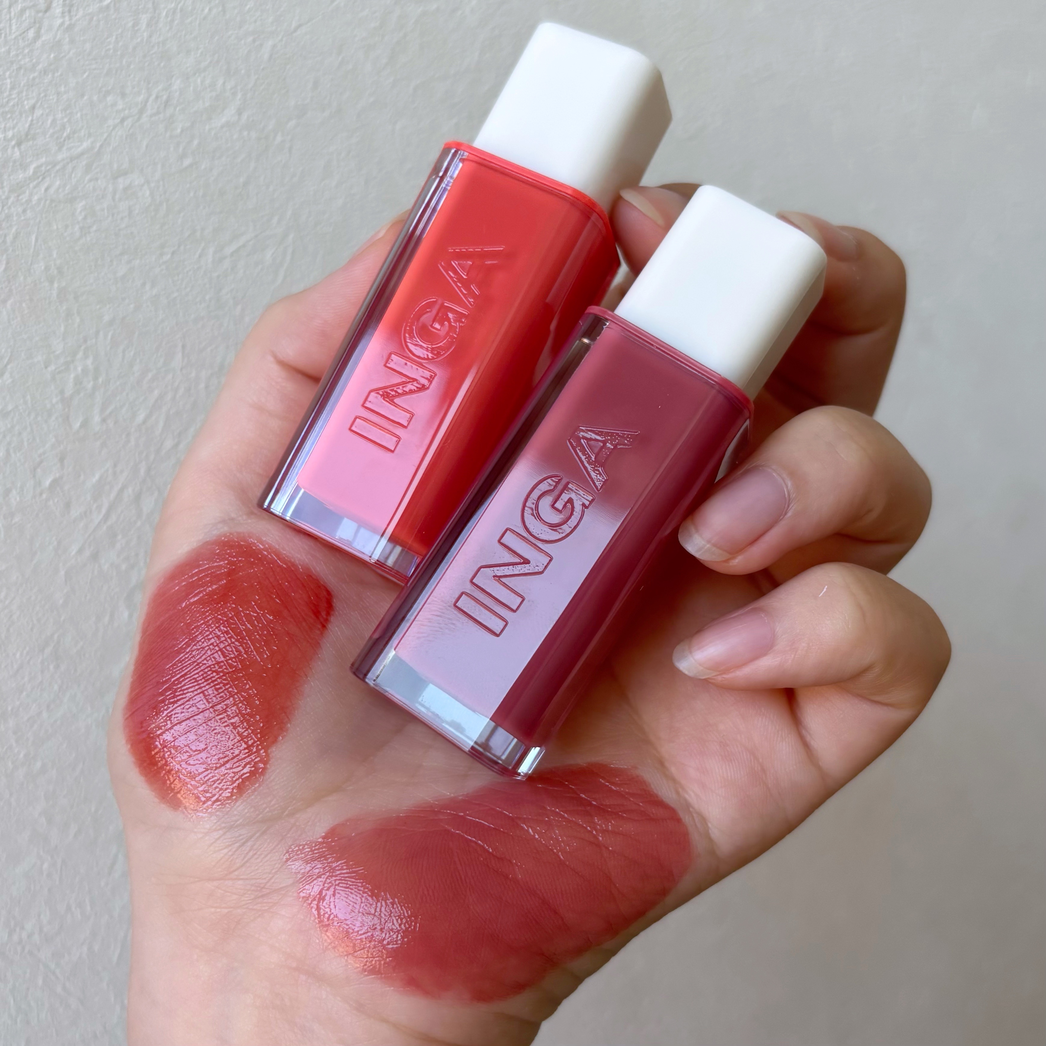 ウォーターグローリップティント/INGA/リップティントを使ったクチコミ（2枚目）