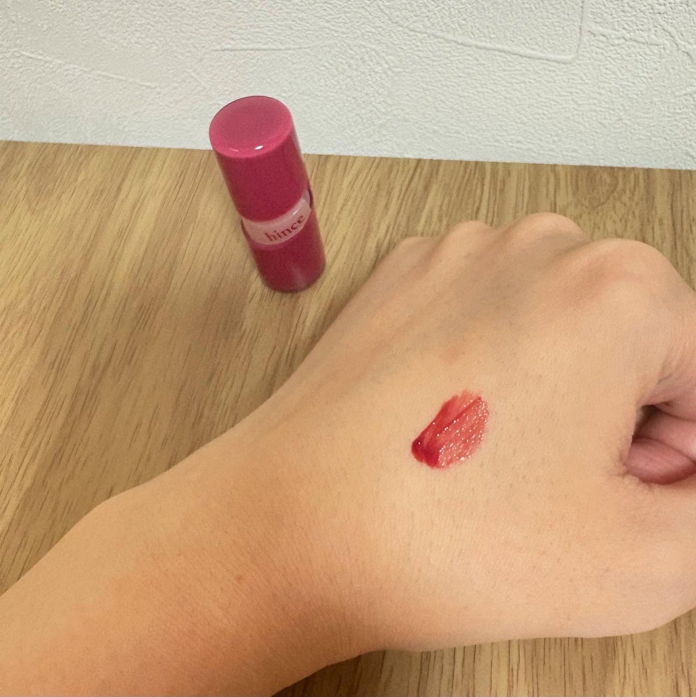 ロウグロウジェルティント/hince/リップティントを使ったクチコミ(3枚目)