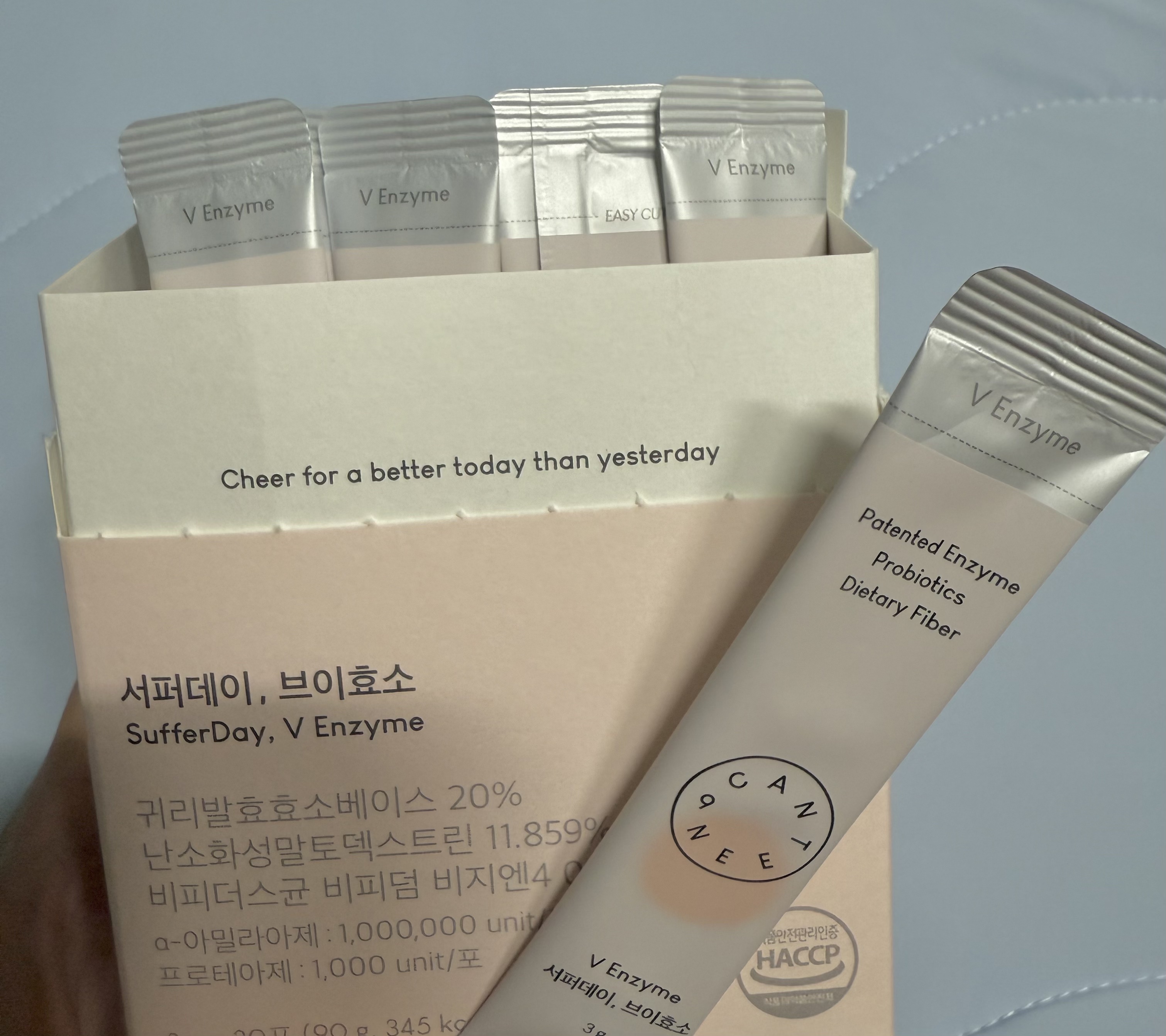 サファーデイ V酵素/canteen9/ボディサプリメントを使ったクチコミ（1枚目）