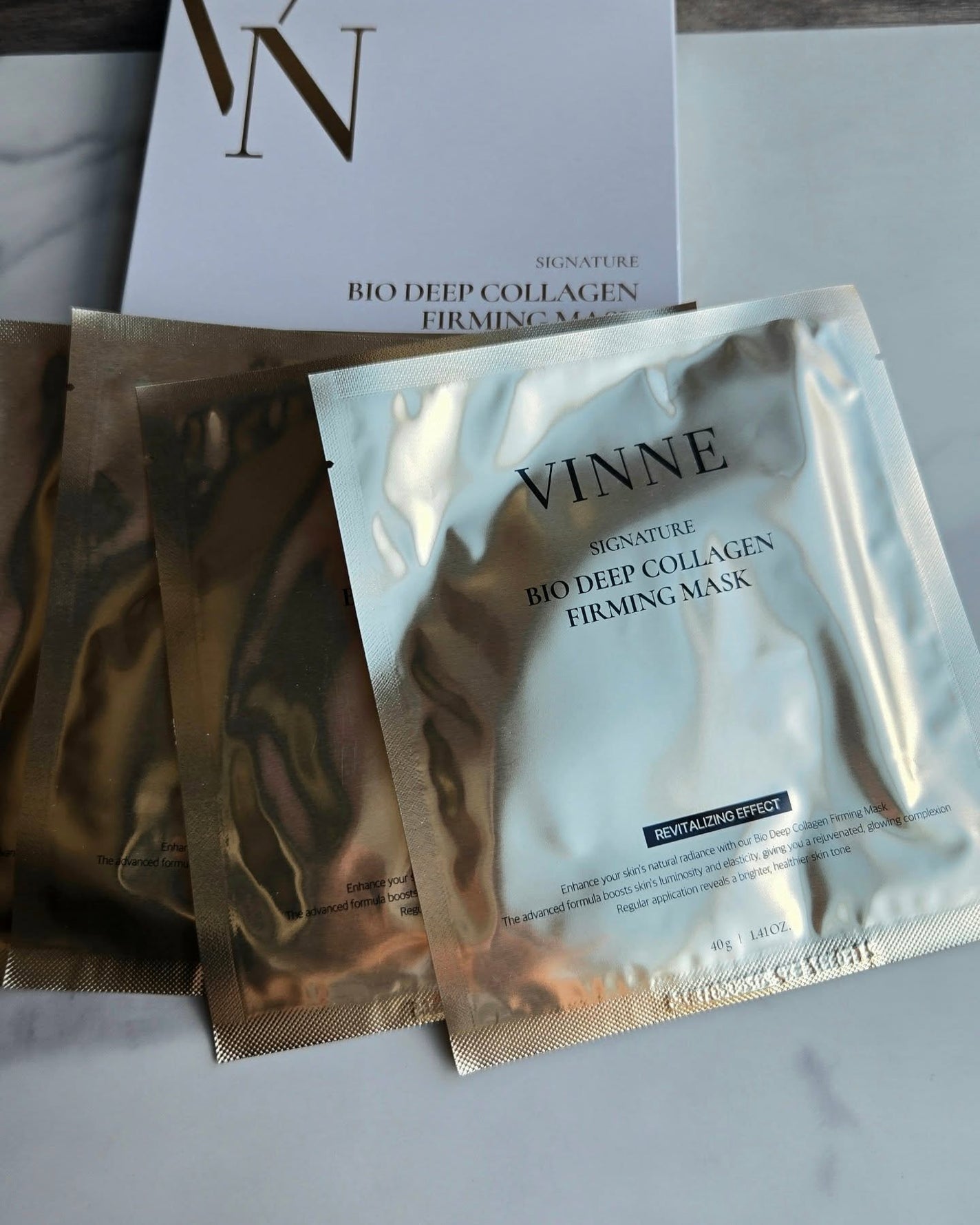 シグニチャーバイオディープコラーゲンファーミングマスク/VINNE /シートマスク・パックを使ったクチコミ(1枚目)