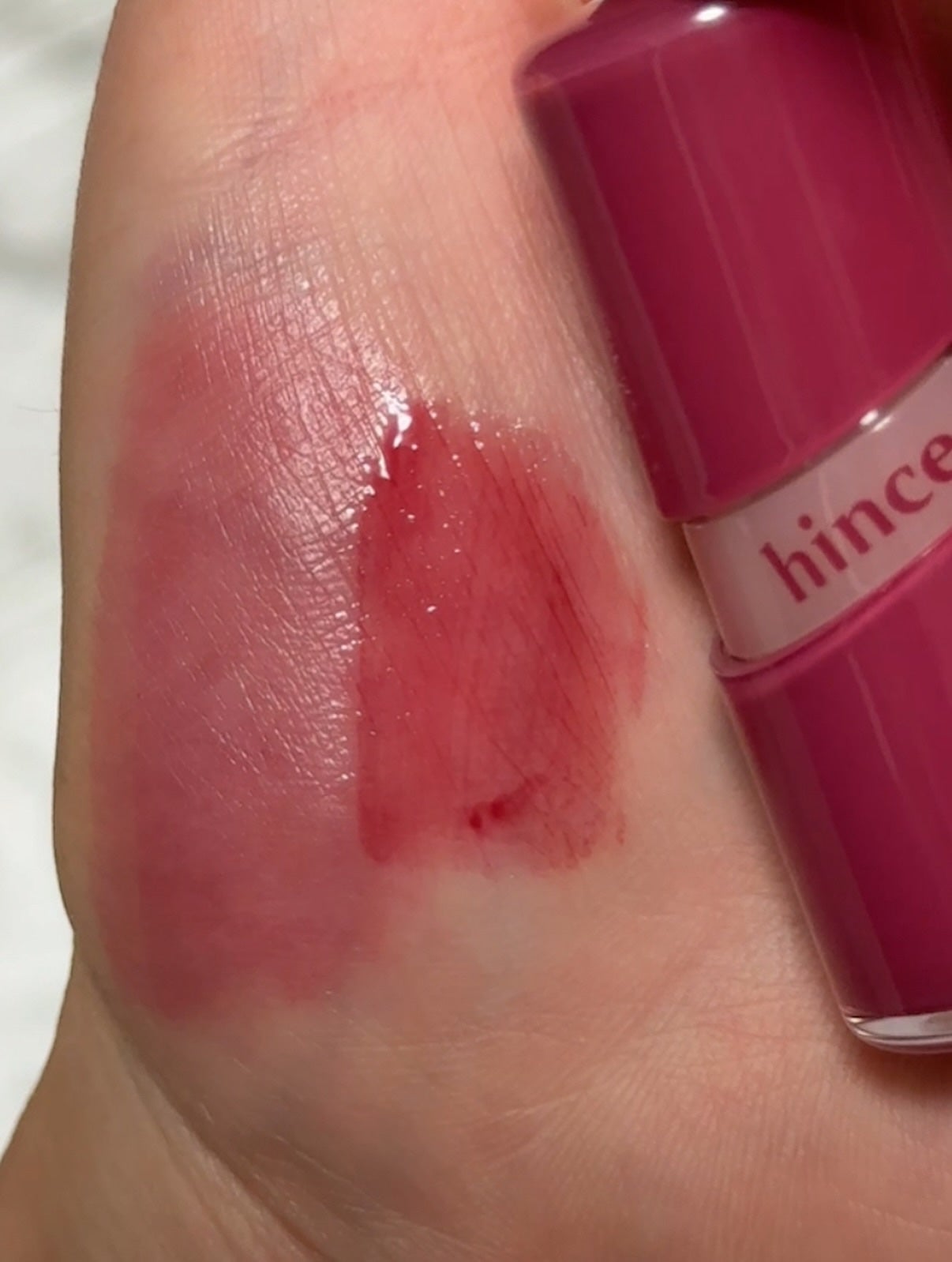 ロウグロウジェルティント/hince/リップティントを使ったクチコミ(7枚目)