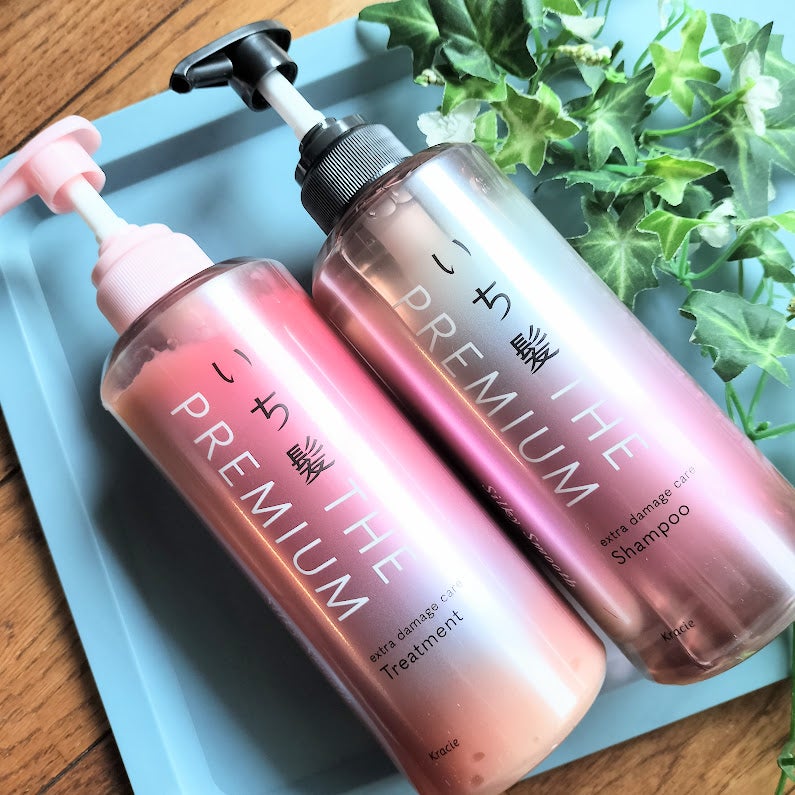 THE PREMIUM エクストラダメージケアシャンプー/トリートメント(シルキースムース)/いち髪/市販シャンプーを使ったクチコミ(1枚目)