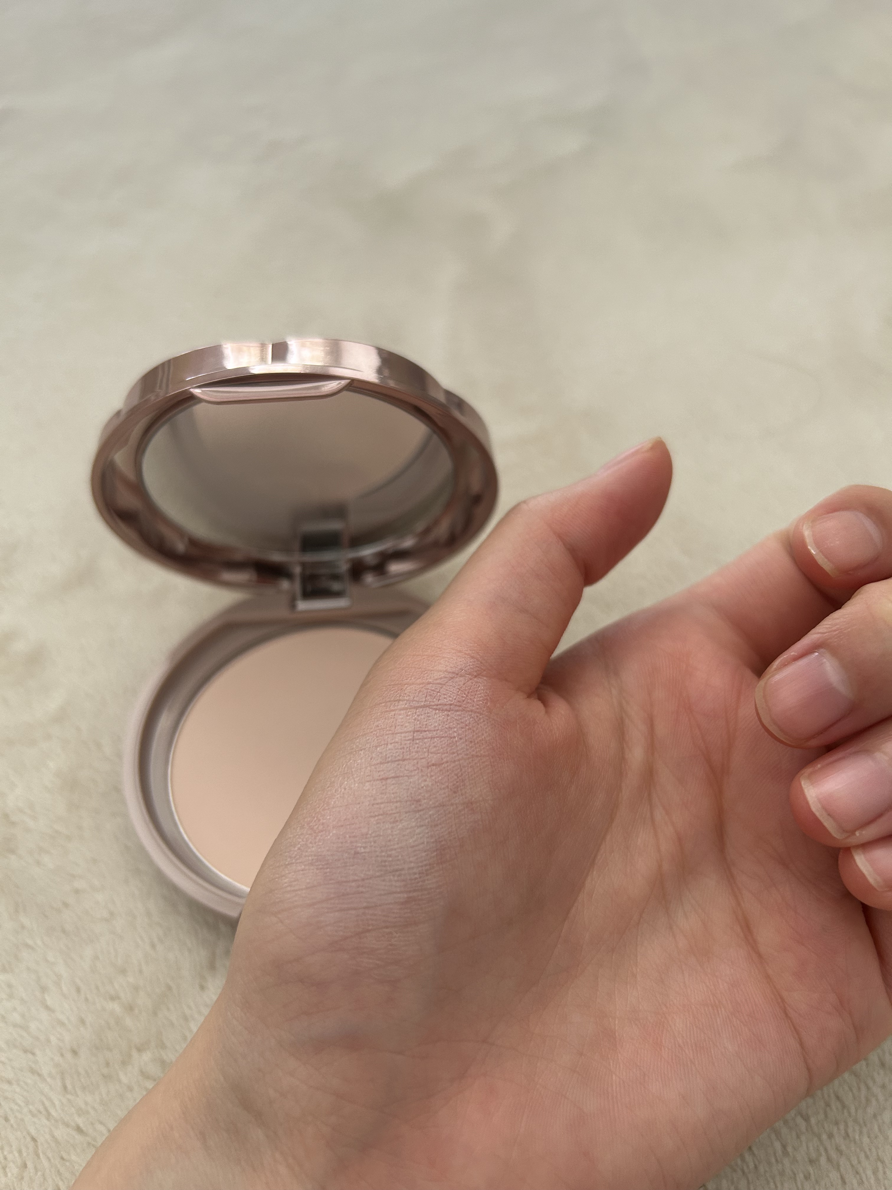 マシュマロフィニッシュパウダー/キャンメイク/プレストパウダーを使ったクチコミ（2枚目）