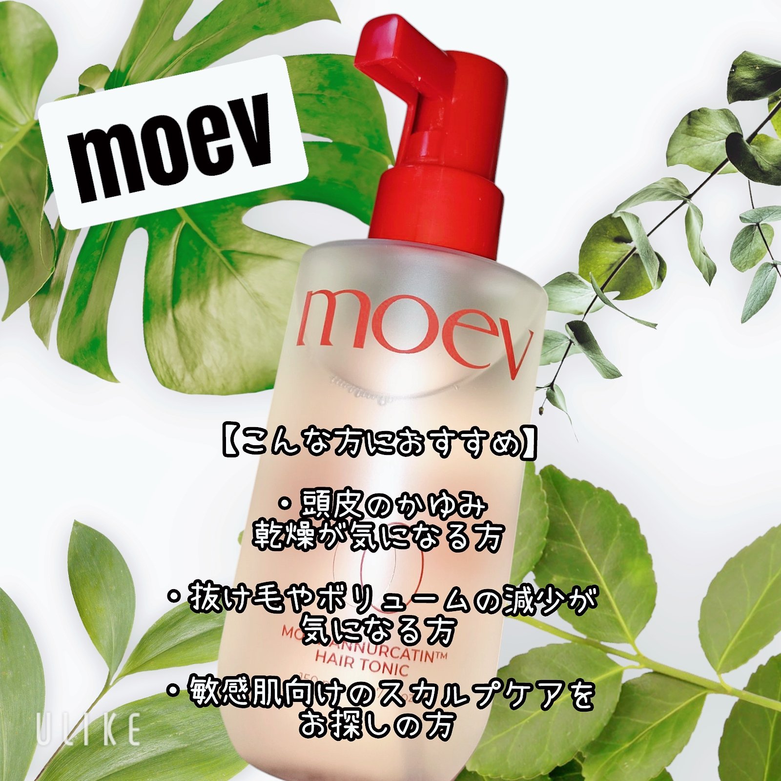 ヘアトニック/moev/頭皮ローションを使ったクチコミ（3枚目）