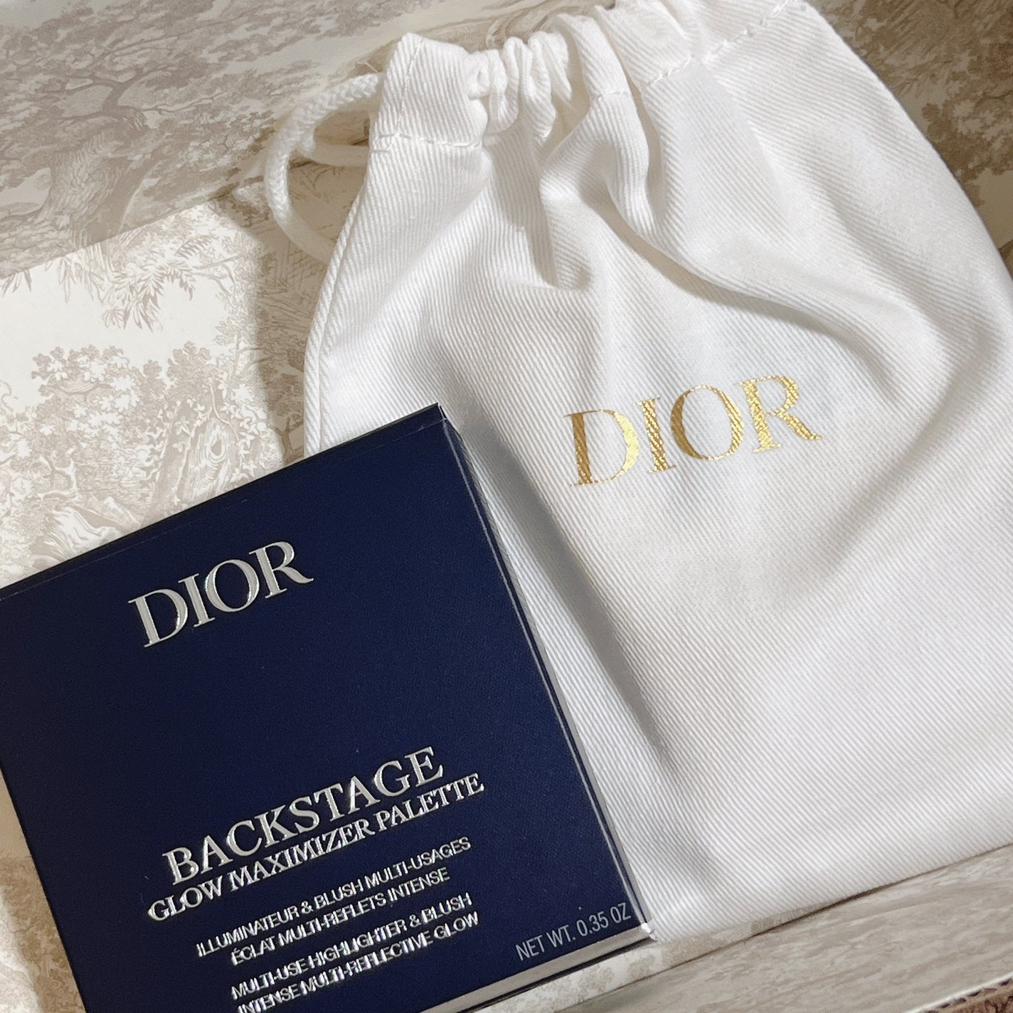 ディオール バックステージ フェイス グロウ パレット/Dior/ハイライトを使ったクチコミ(2枚目)