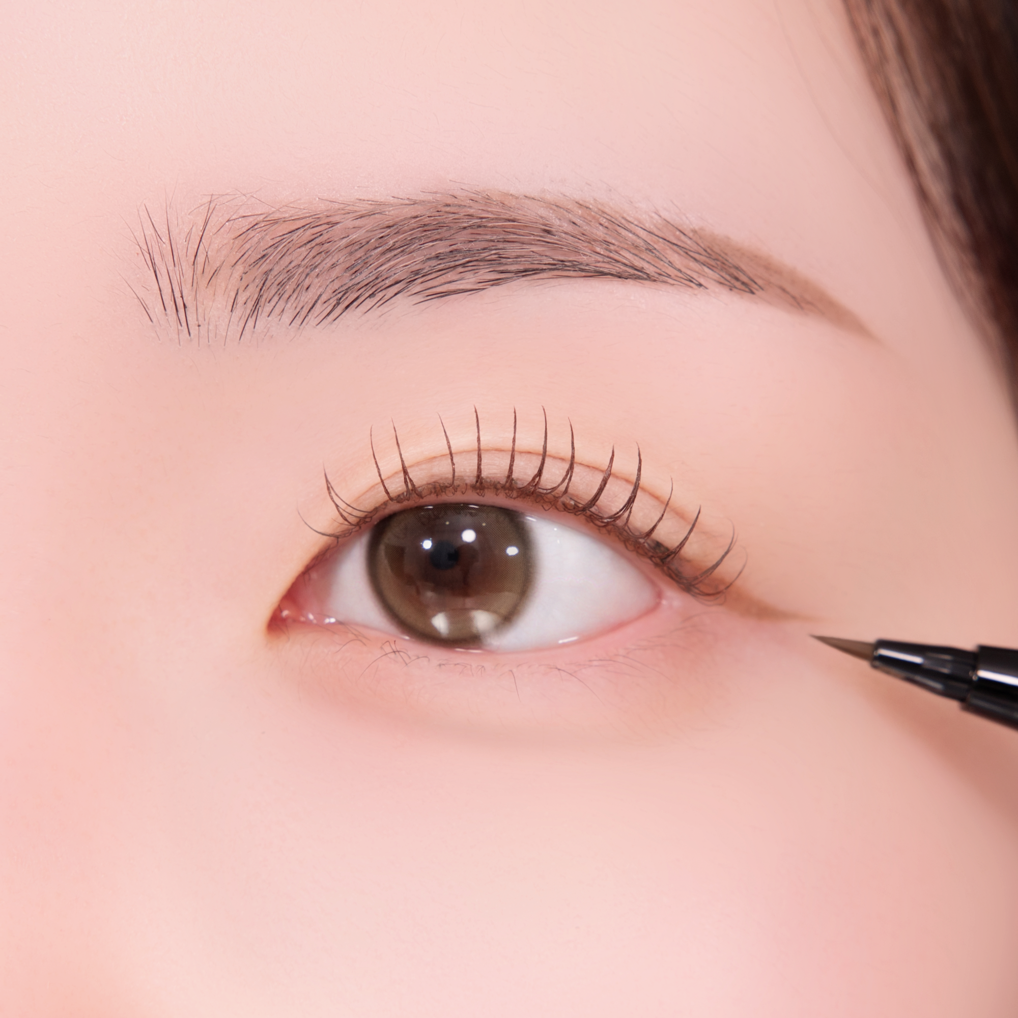 ウォンジョンヨ ドローイングライナー ショート 101 シアーブラウン