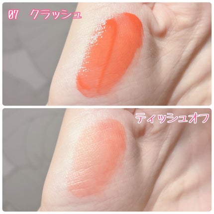 ウォーターグローリップティント/INGA/リップティントを使ったクチコミ(4枚目)