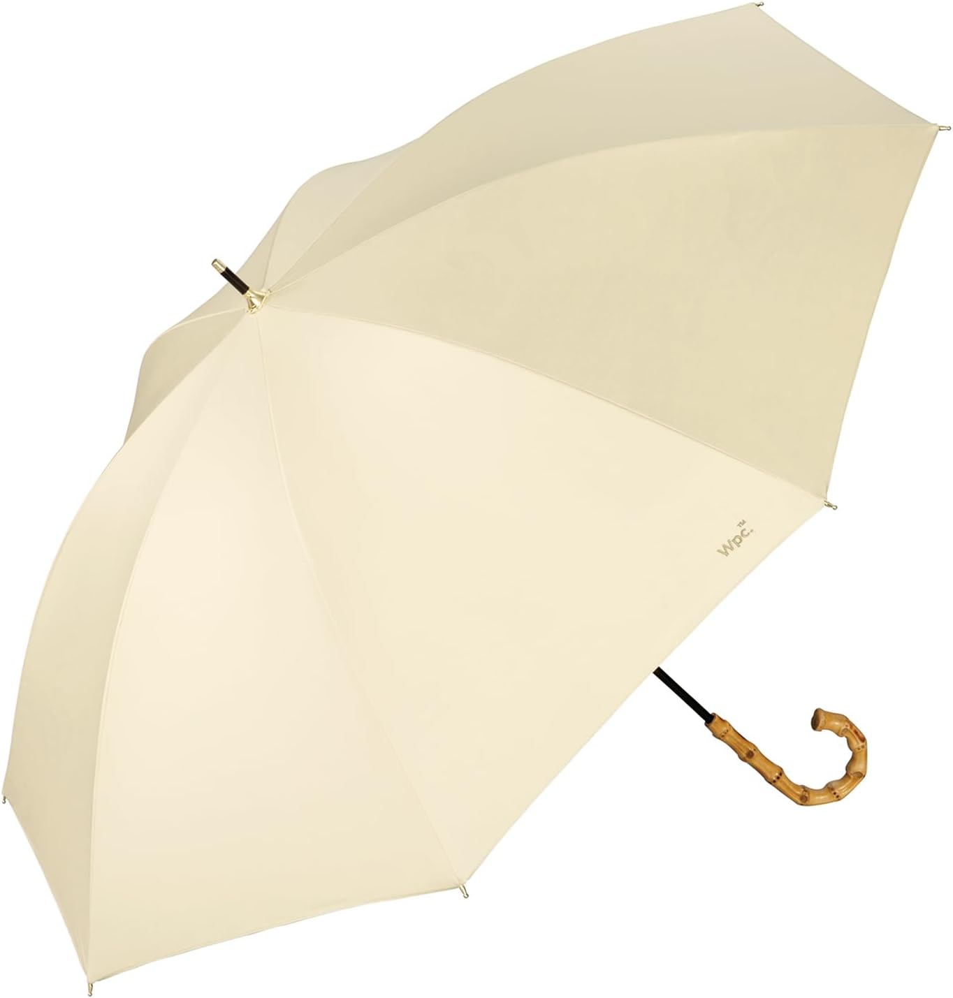 遮光 ノーブルベーシック 日傘 長傘 ベージュ