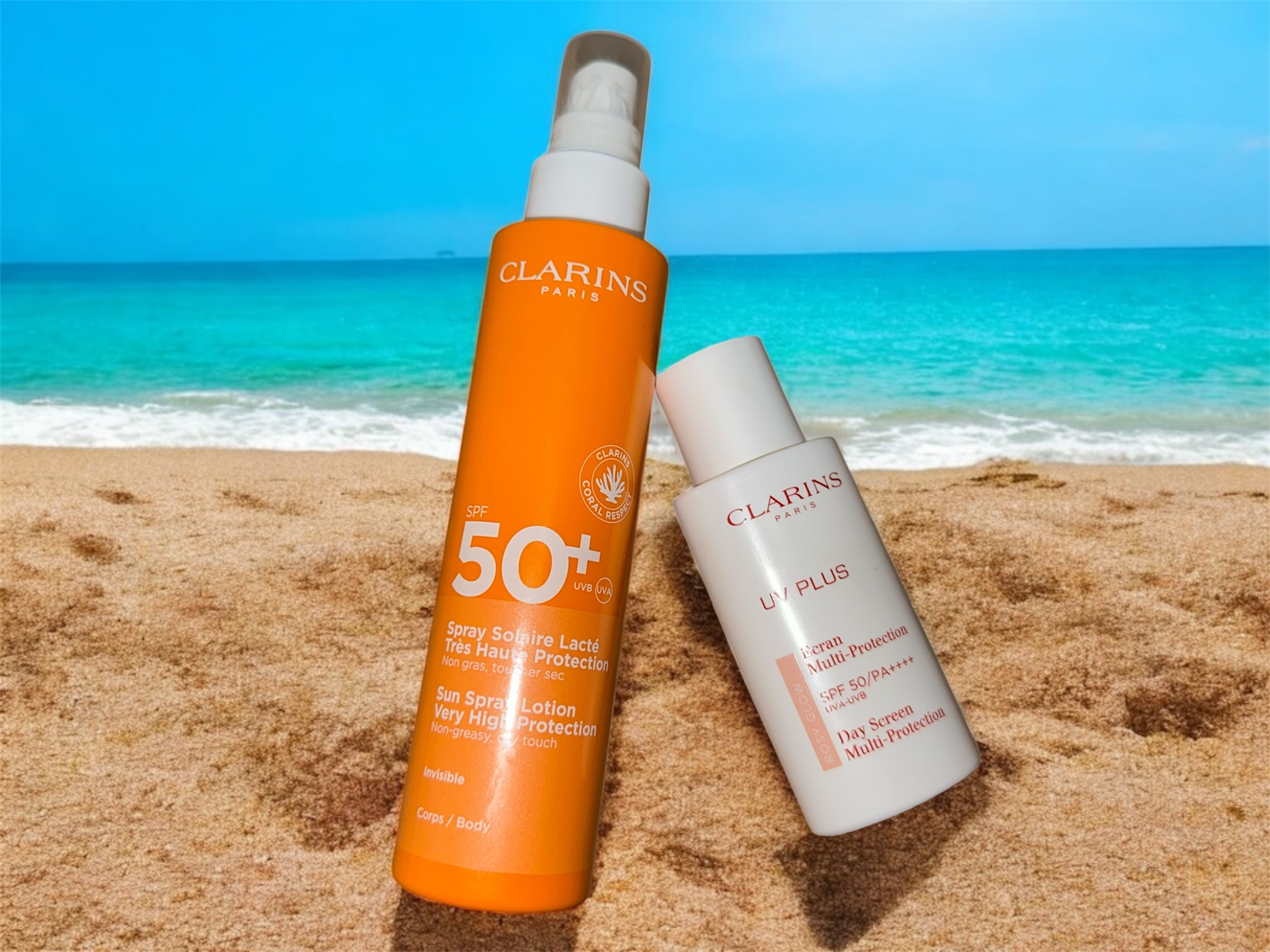 UV-プラス マルチ デイ スクリーン スペシャルサイズ 50mL(ピンク)/CLARINS/化粧下地を使ったクチコミ（1枚目）