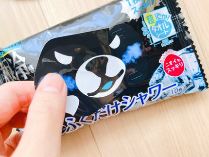 ひんやりふくだけシャワー ストロングミント/ときわ商会/ボディシートを使ったクチコミ(5枚目)