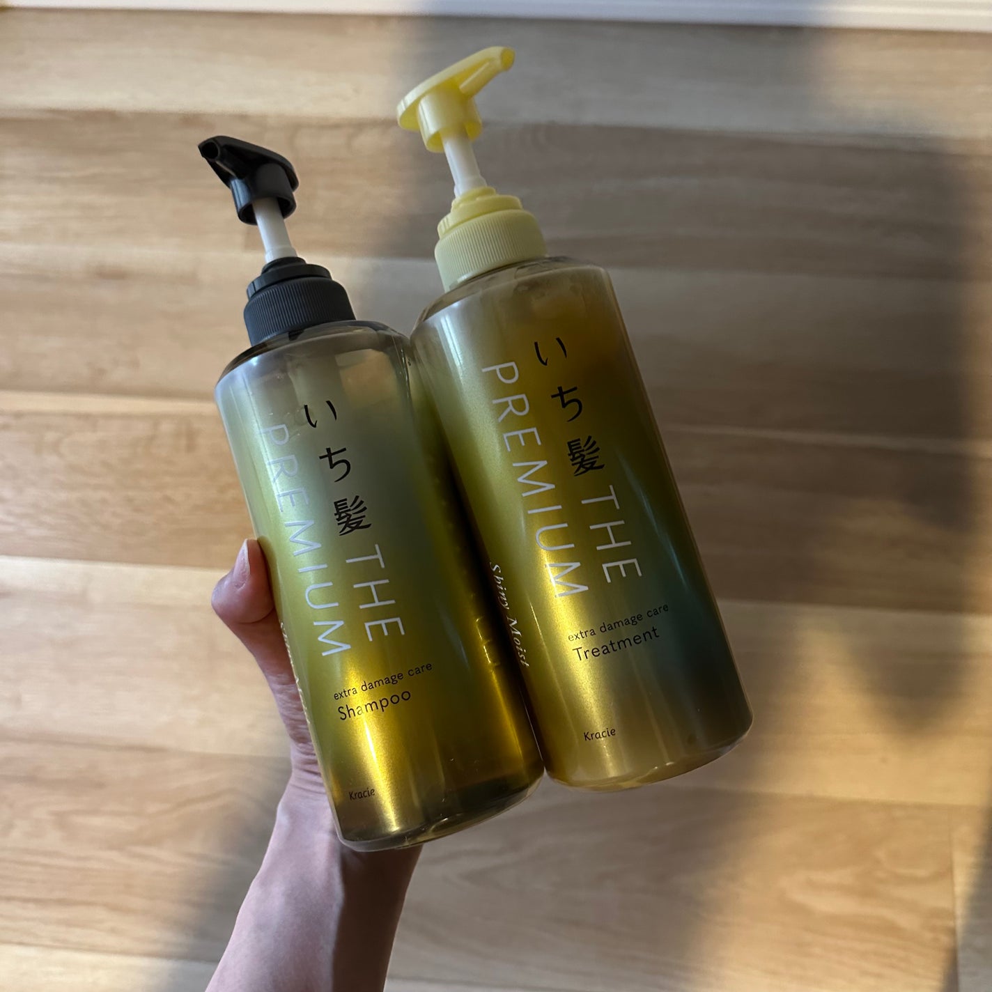 THE PREMIUM エクストラダメージケアシャンプー/トリートメント(シャイニーモイスト)/いち髪/市販シャンプーを使ったクチコミ(1枚目)