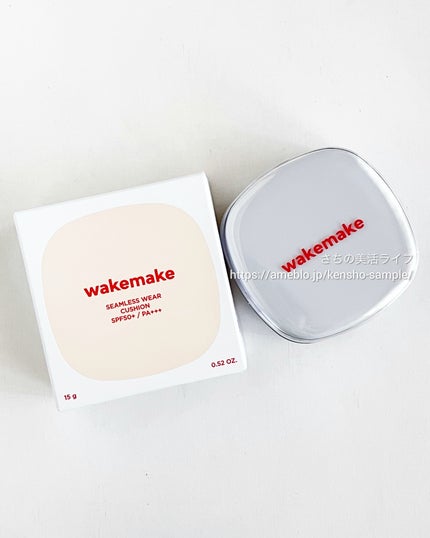シームレスウェアクッション/wakemake/クッションファンデーションを使ったクチコミ(5枚目)
