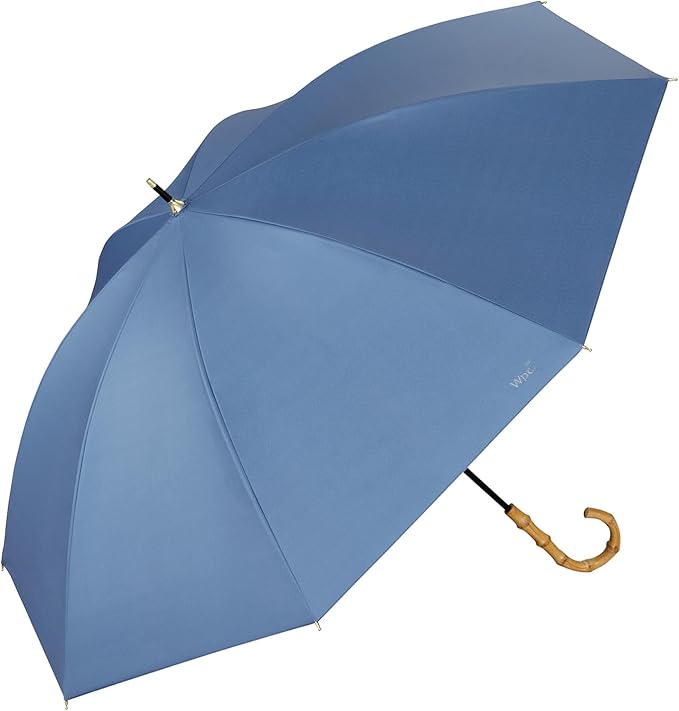 遮光 ノーブルベーシック 日傘 長傘 ブルー